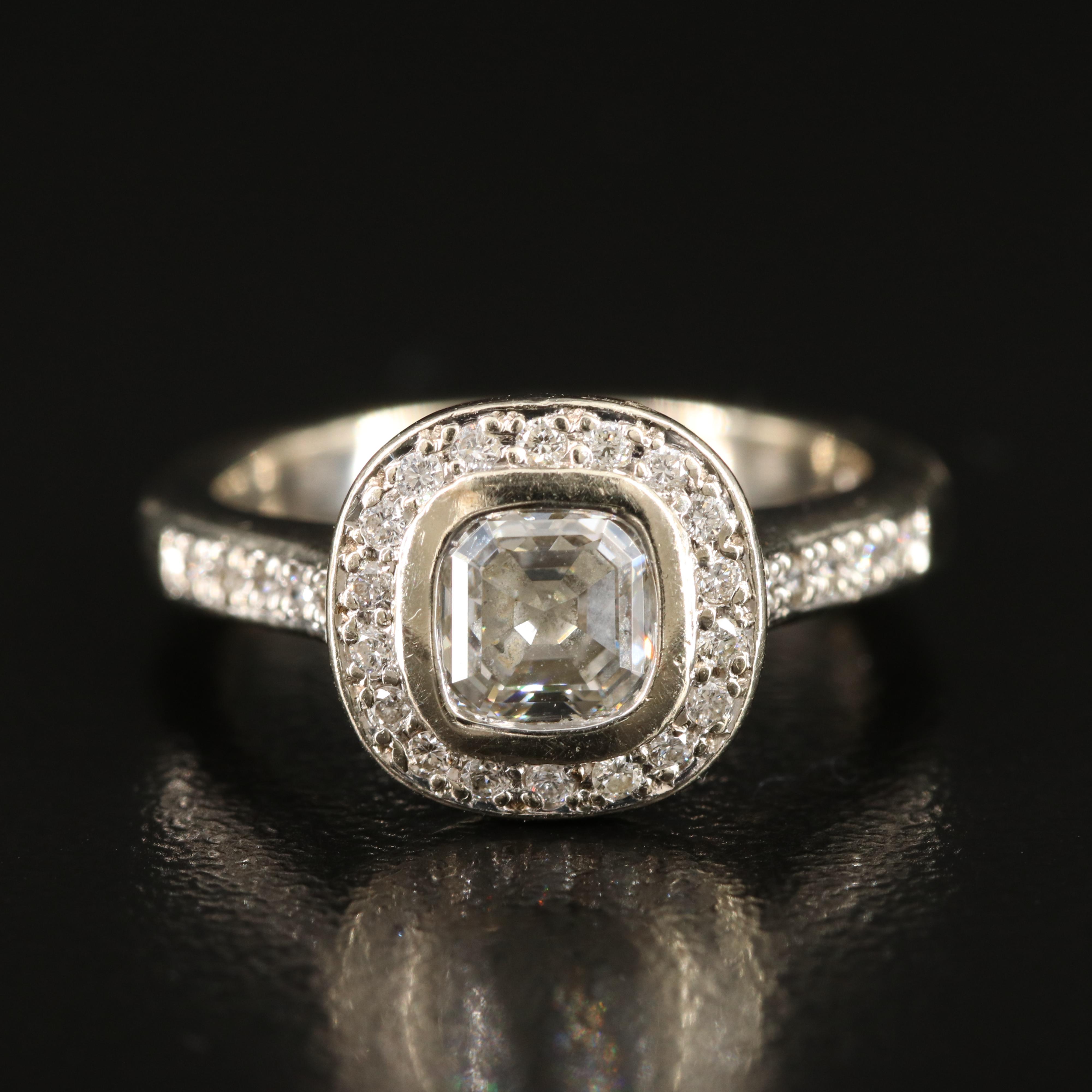 14K 1.21 CTW Diamond Ring with GIA Report