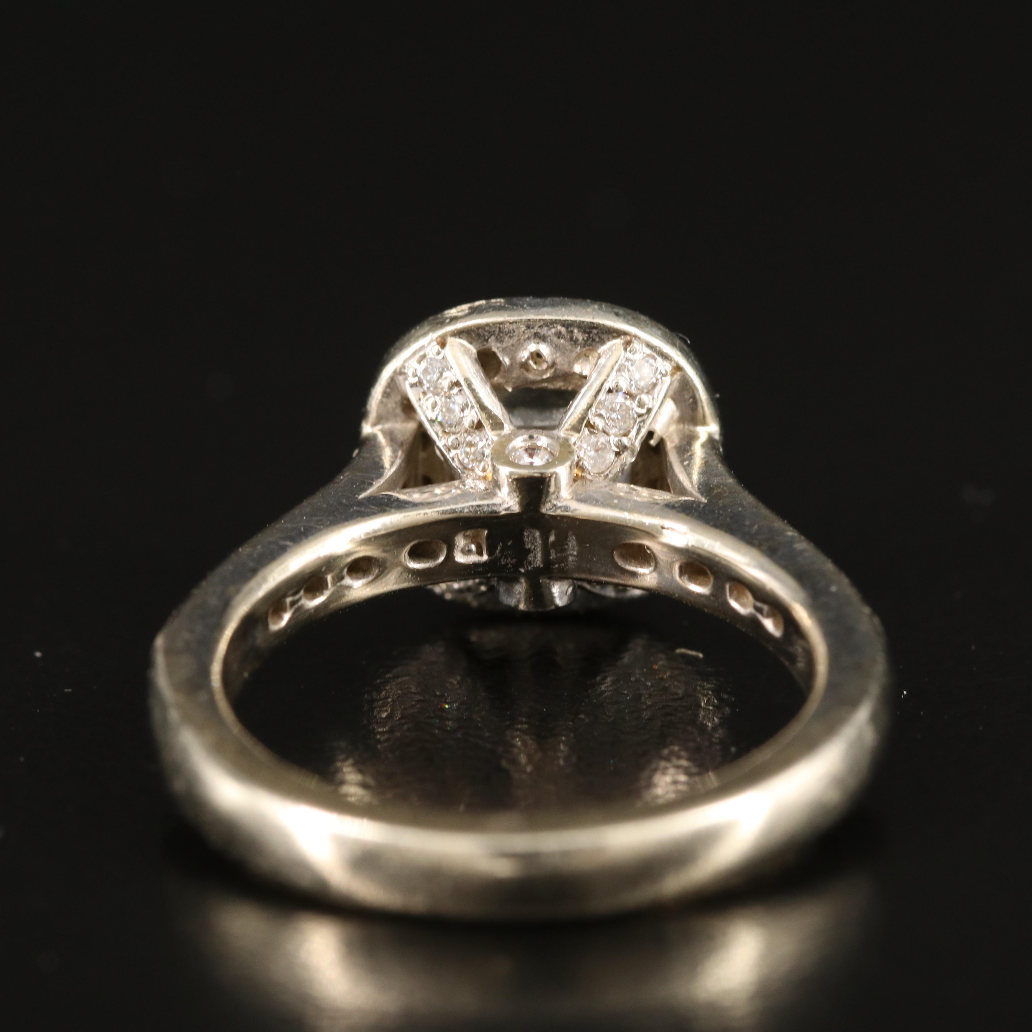 14K 1.21 CTW Diamond Ring with GIA Report