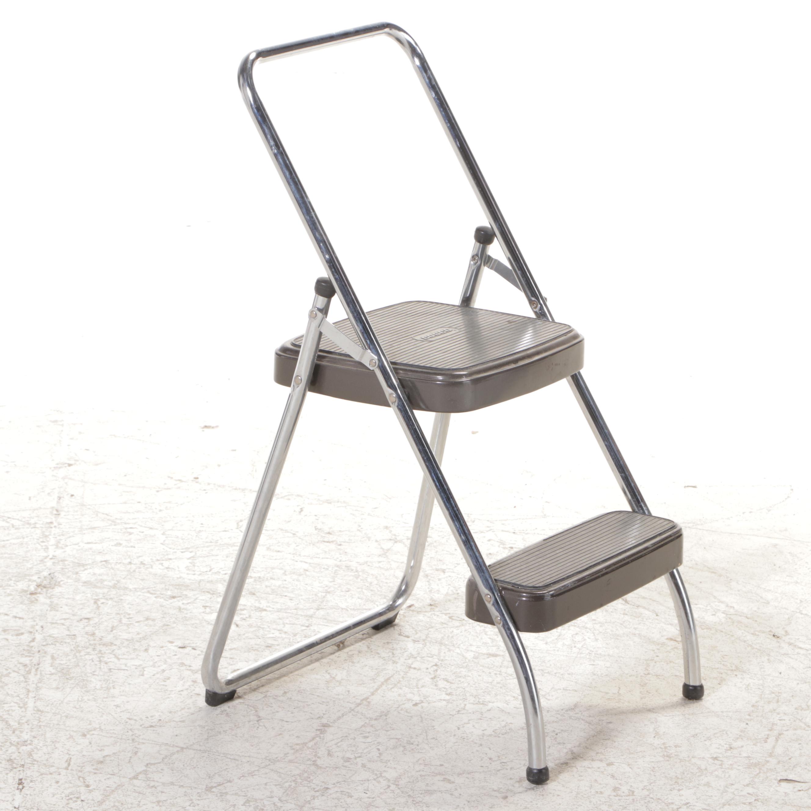 All-American Ladder 6' Aluminum Step Ladder With Cosco Step Stool