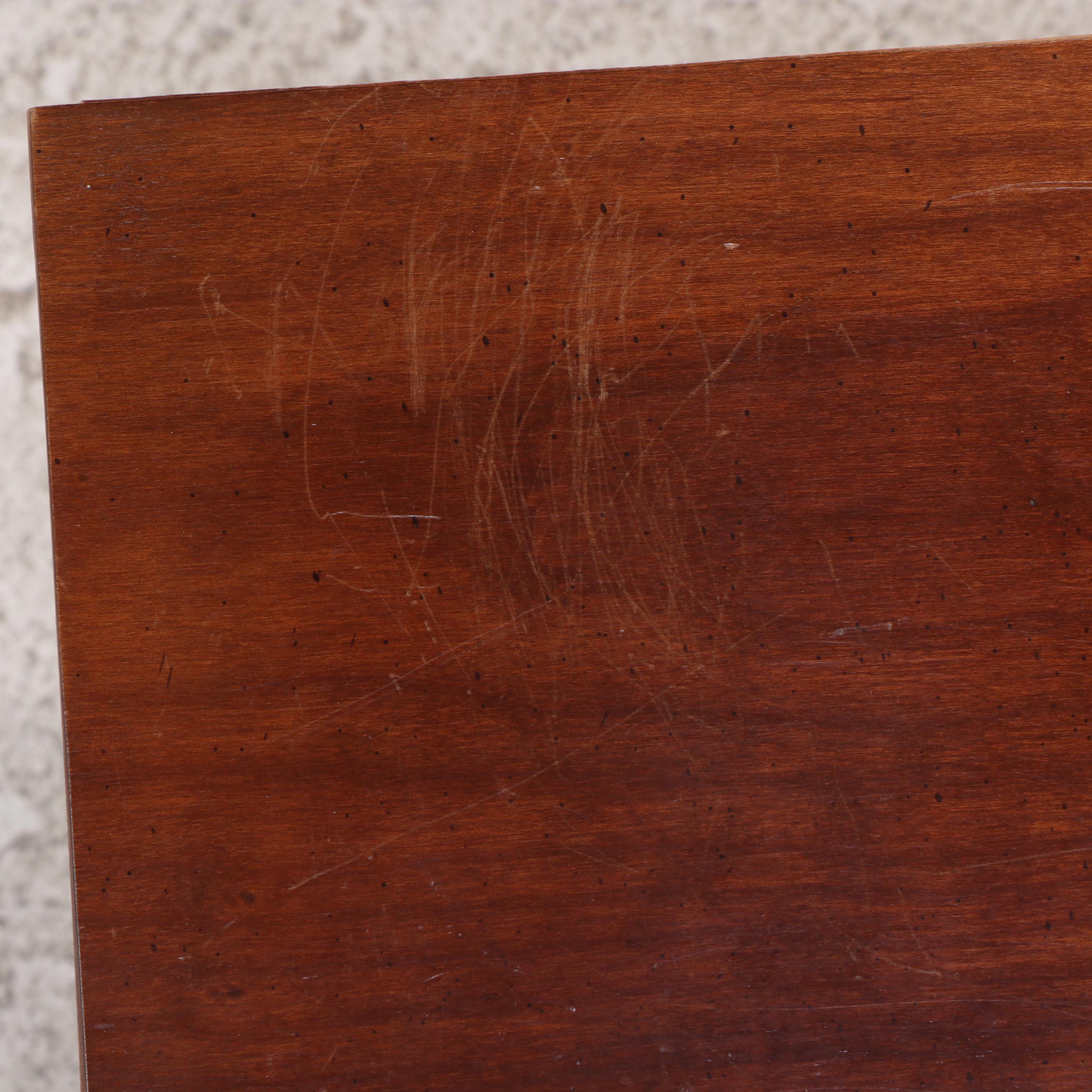 Pair of Lexington Furniture Empire Style Cherrywood and Maple Nightstands