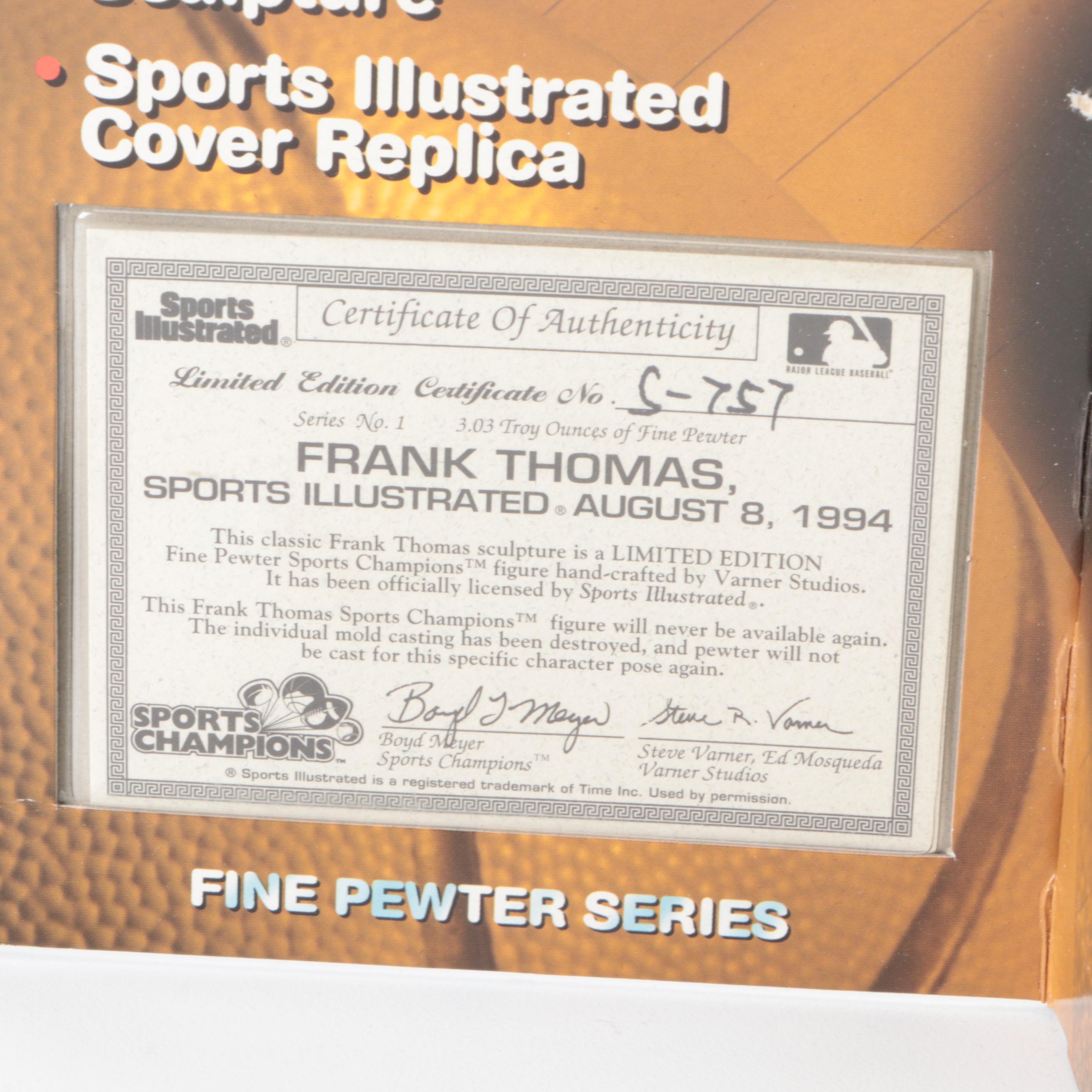 Muhammad Ali and Frank Thomas Sports Illustrated Collection Sealed Figures