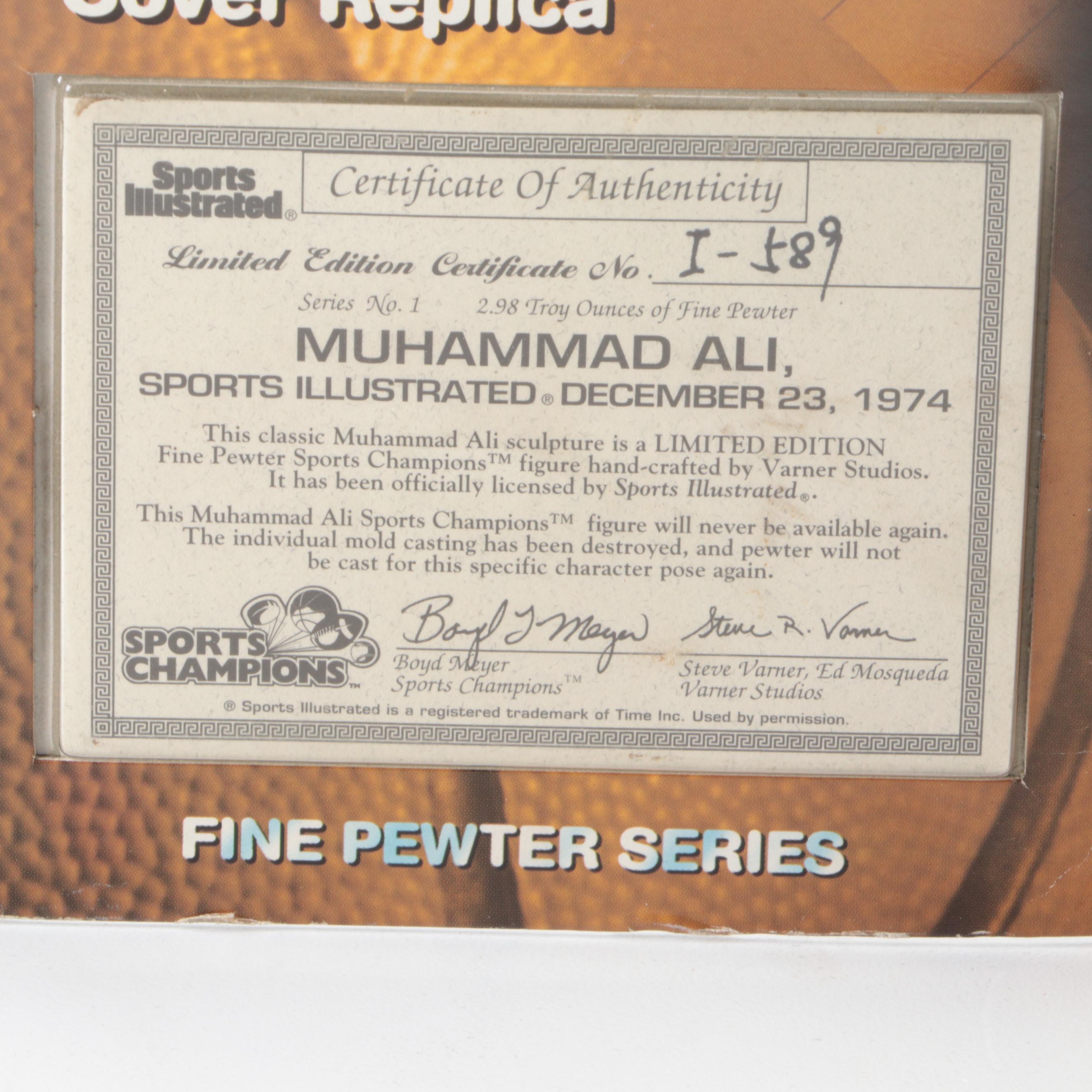 Muhammad Ali and Frank Thomas Sports Illustrated Collection Sealed Figures