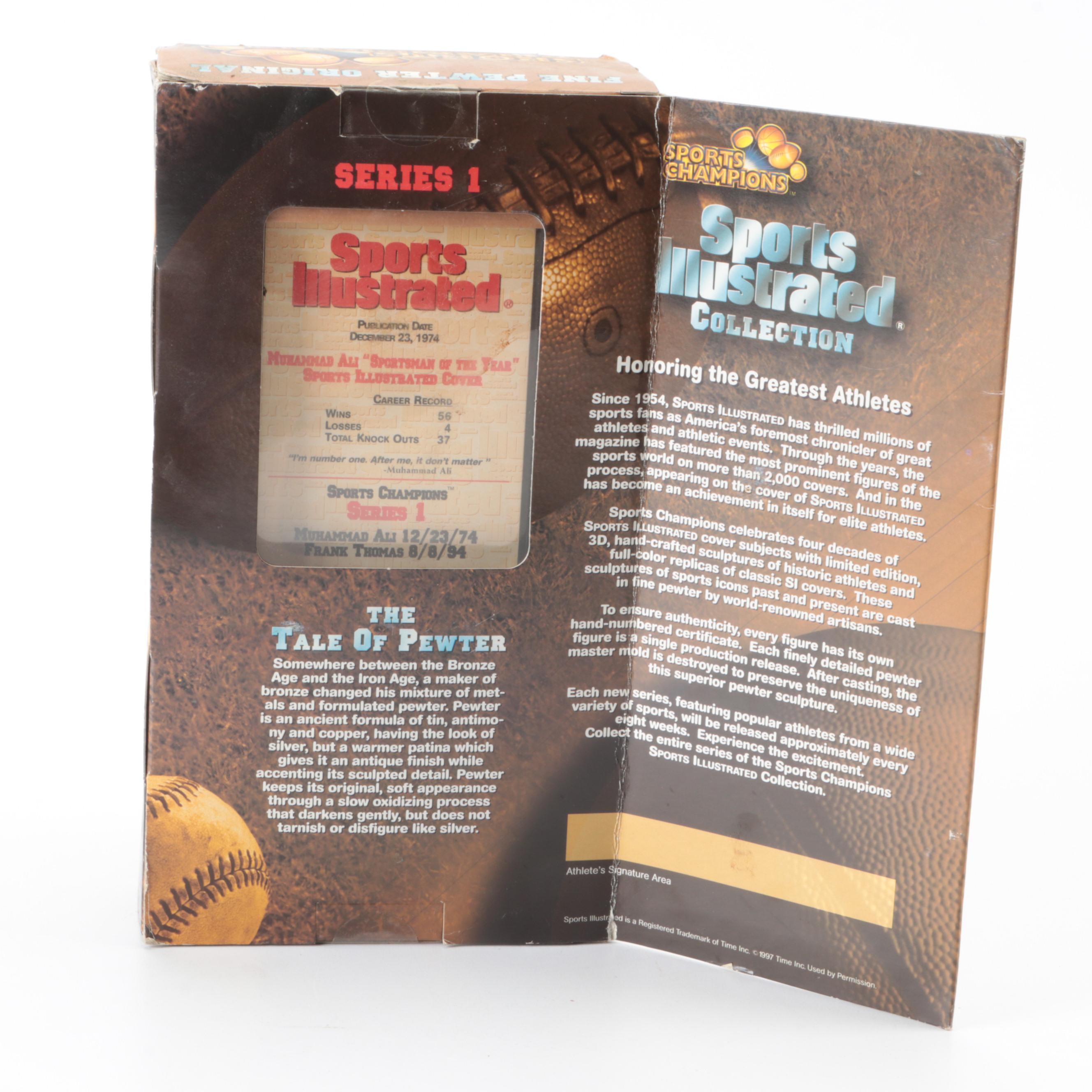 Muhammad Ali and Frank Thomas Sports Illustrated Collection Sealed Figures