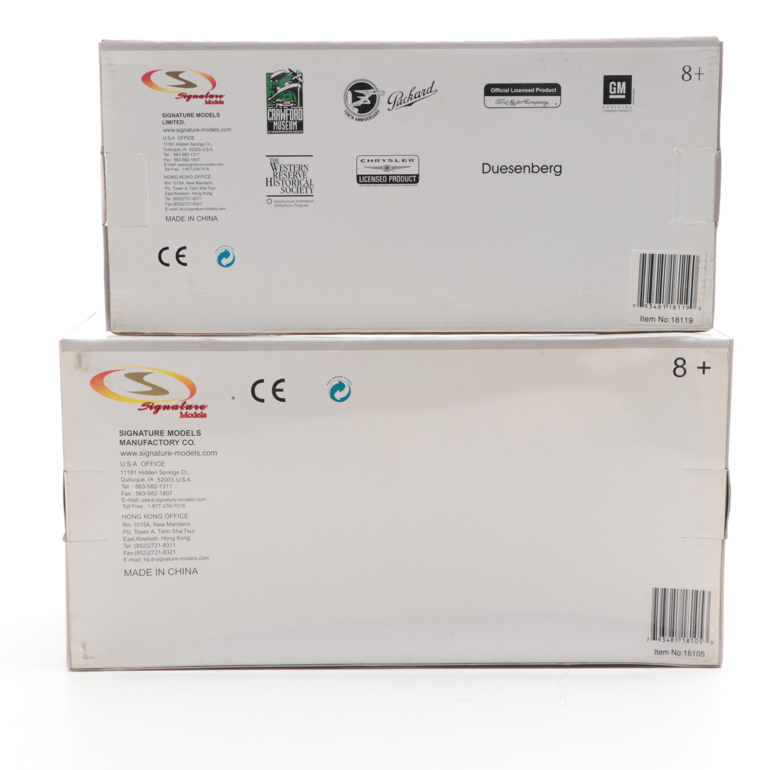 Signature Models Diecast Model Cars