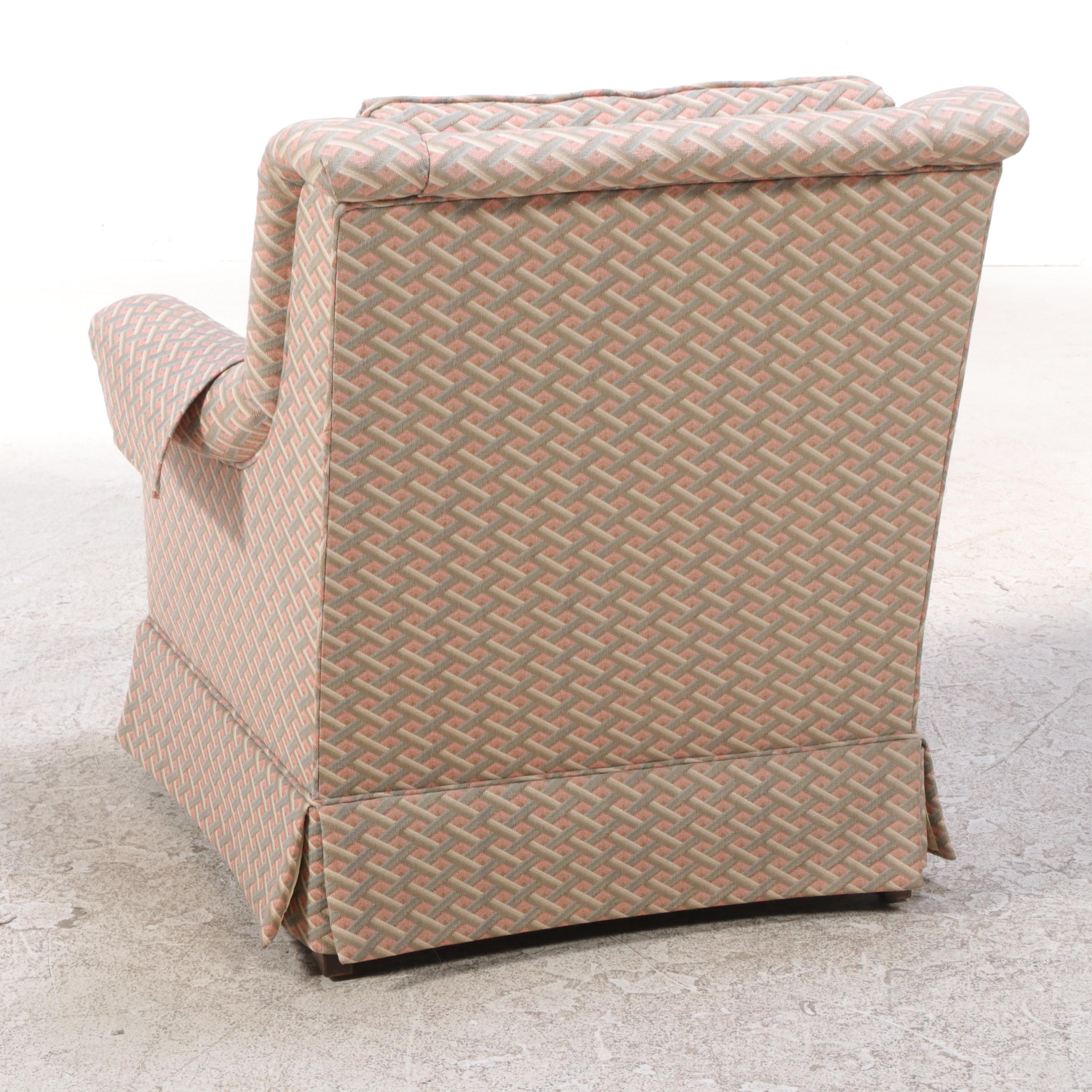 Baker Furniture Custom-Upholstered Easy Armchair