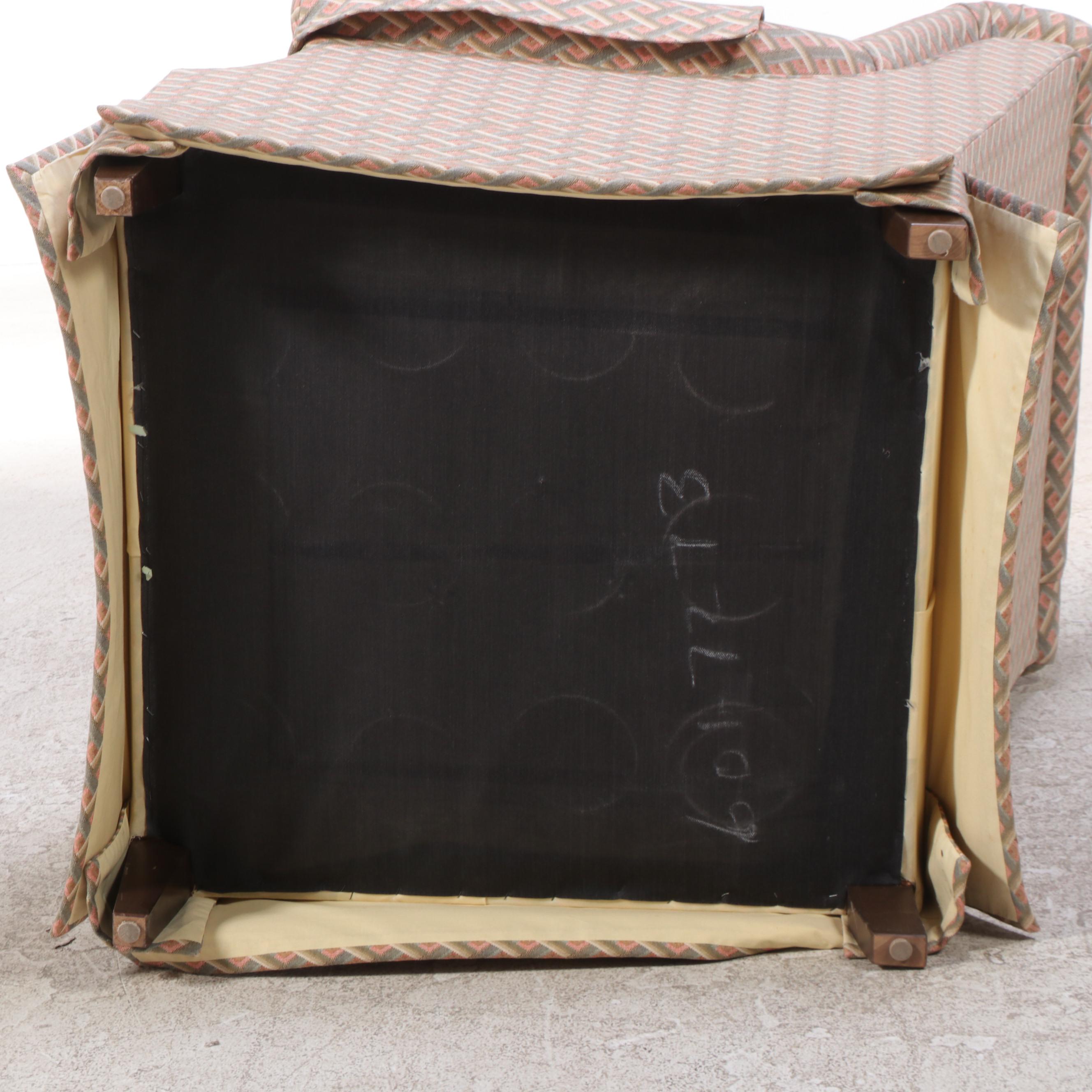 Baker Furniture Custom-Upholstered Easy Armchair