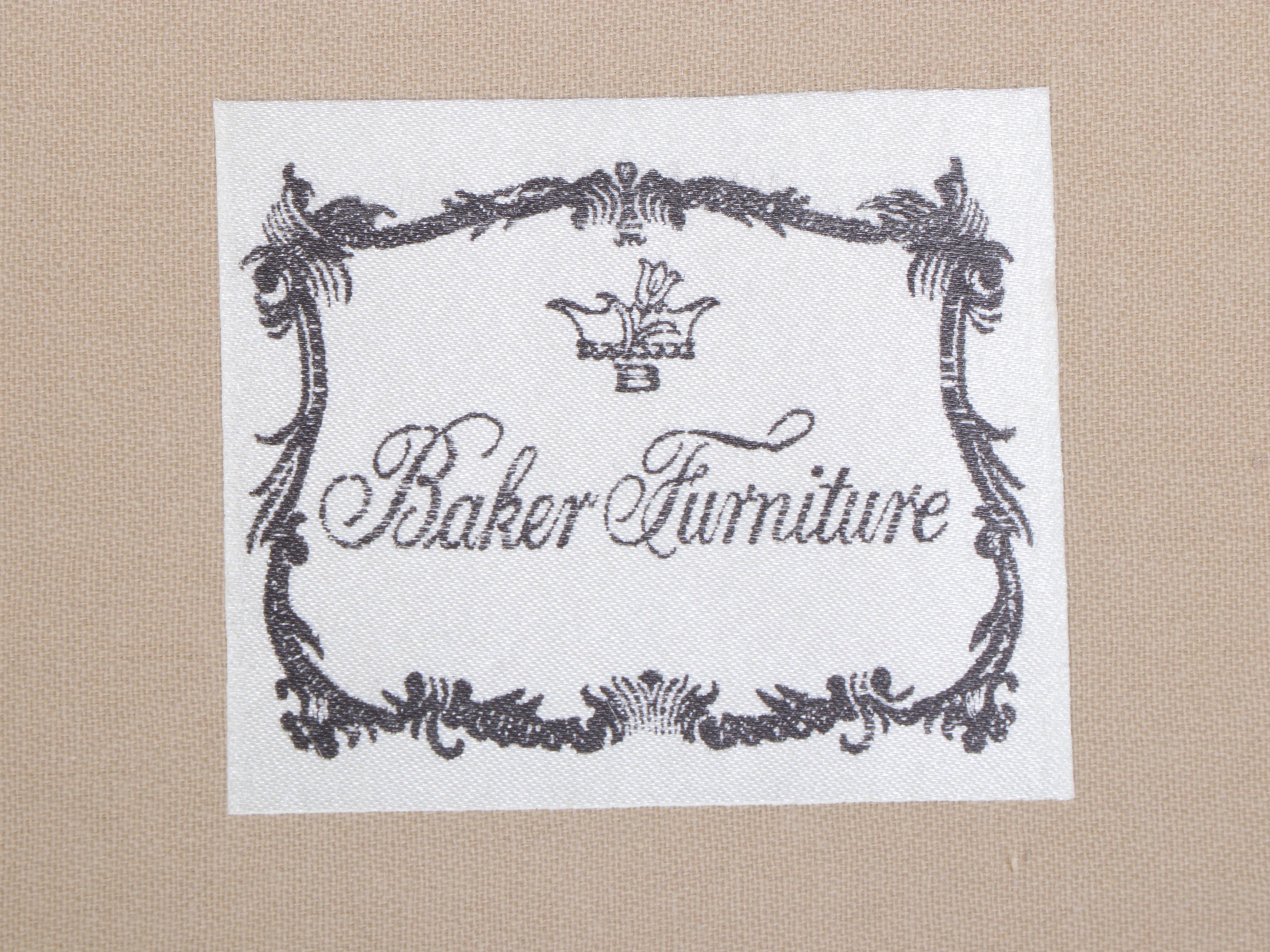 Baker Furniture Custom-Upholstered Easy Armchair