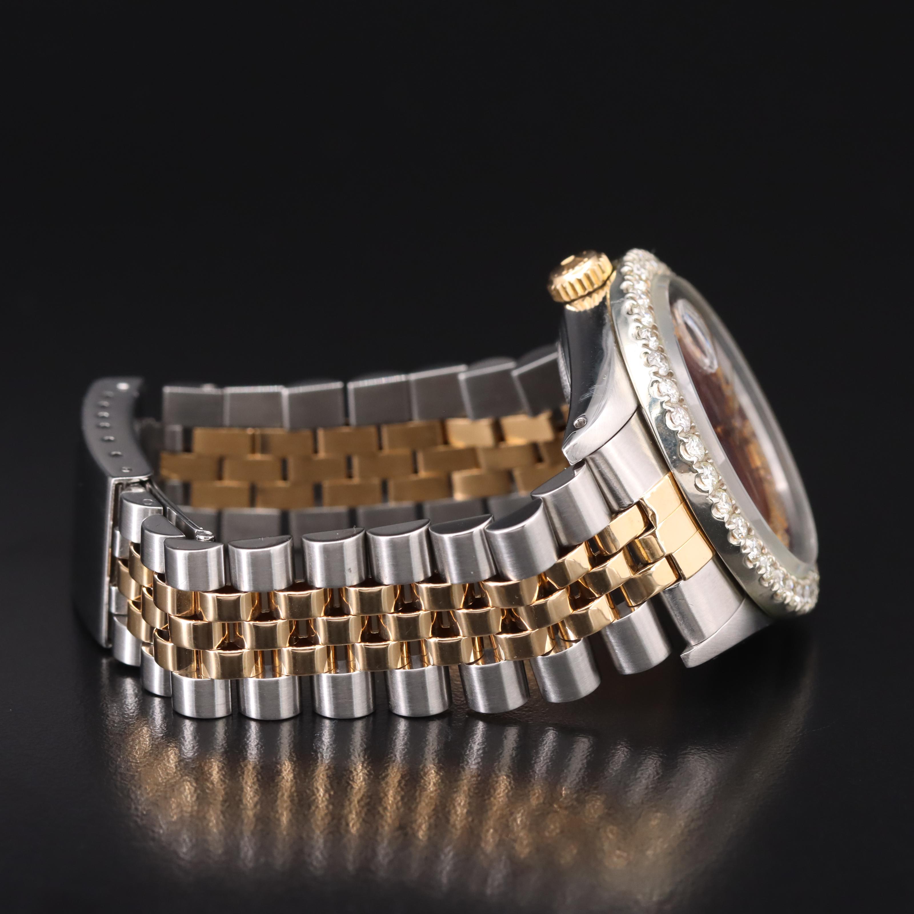 1986 Rolex Oyster Perpetual Datejust 2.70 CTW Diamond Watch