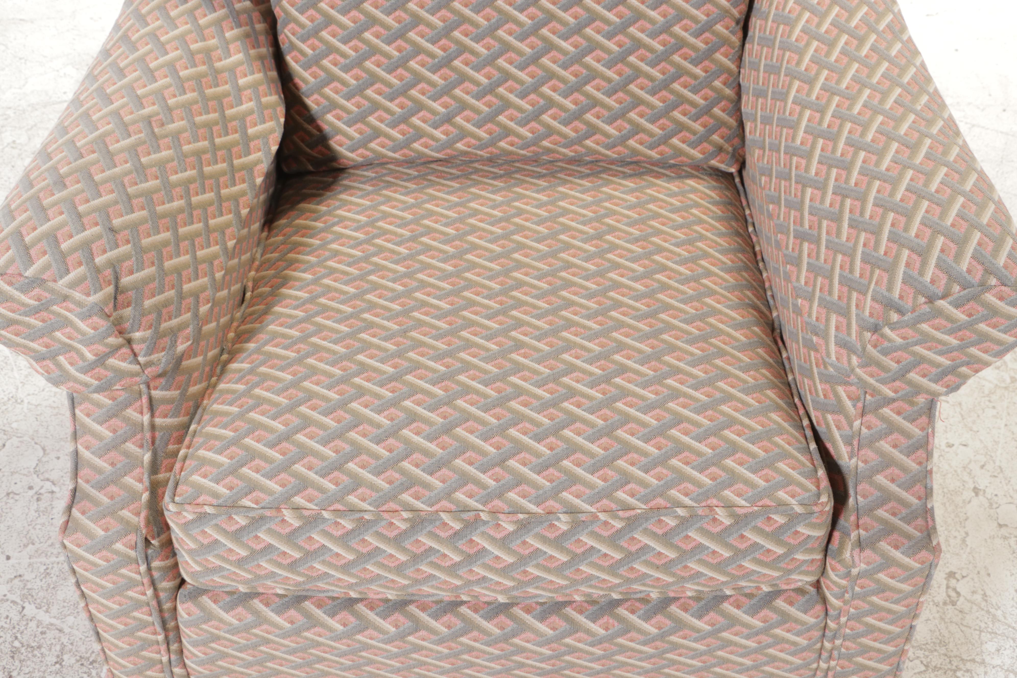 Baker Furniture Custom-Upholstered Easy Armchair