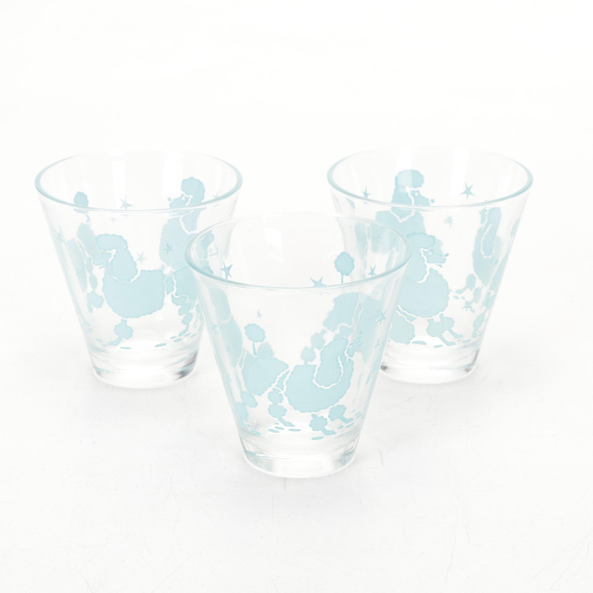 Webster Co. Sterling Rimmed Coasters with Other Tableware and Table Lighters