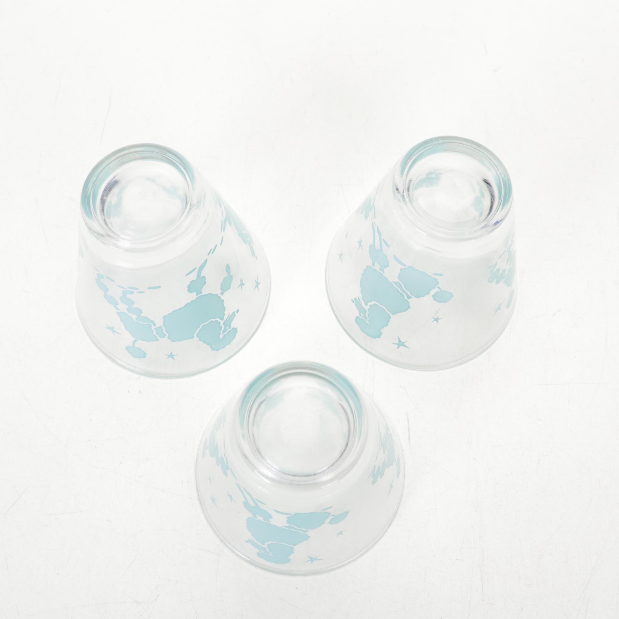 Webster Co. Sterling Rimmed Coasters with Other Tableware and Table Lighters