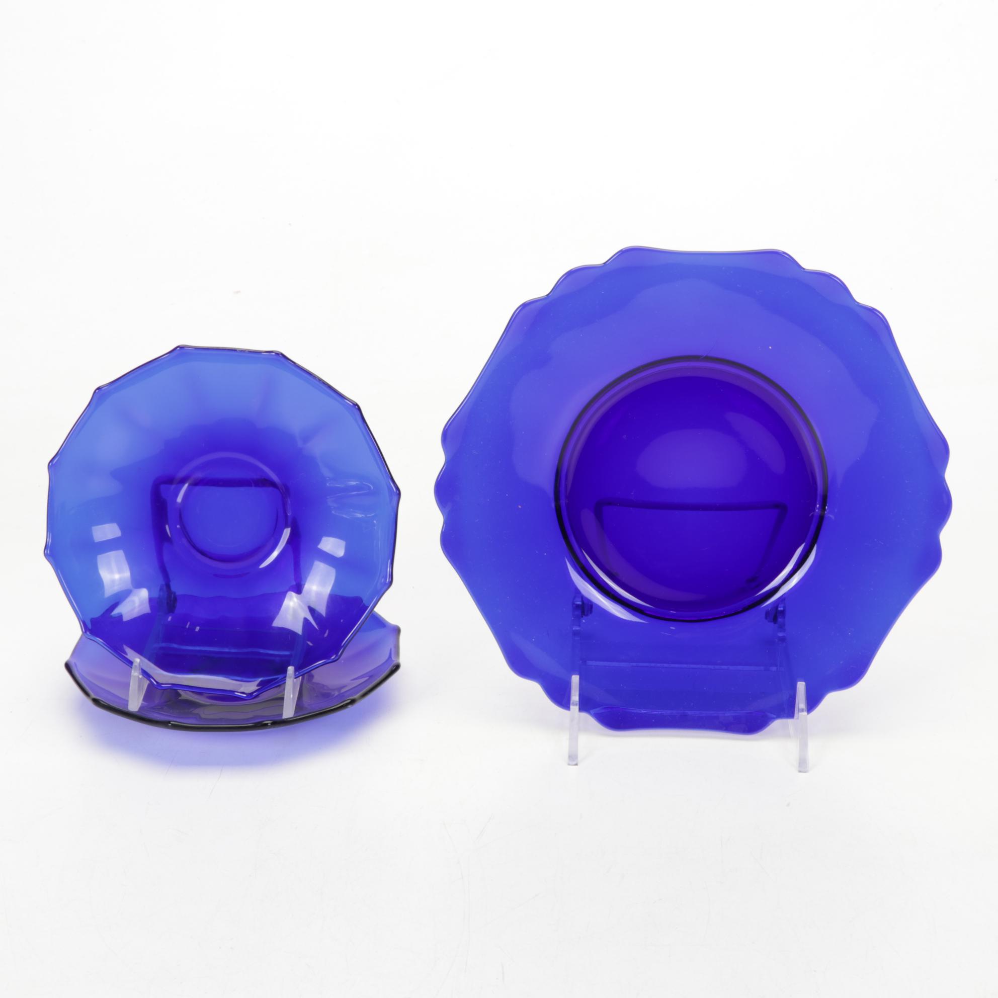 Webster Co. Sterling Rimmed Coasters with Other Tableware and Table Lighters