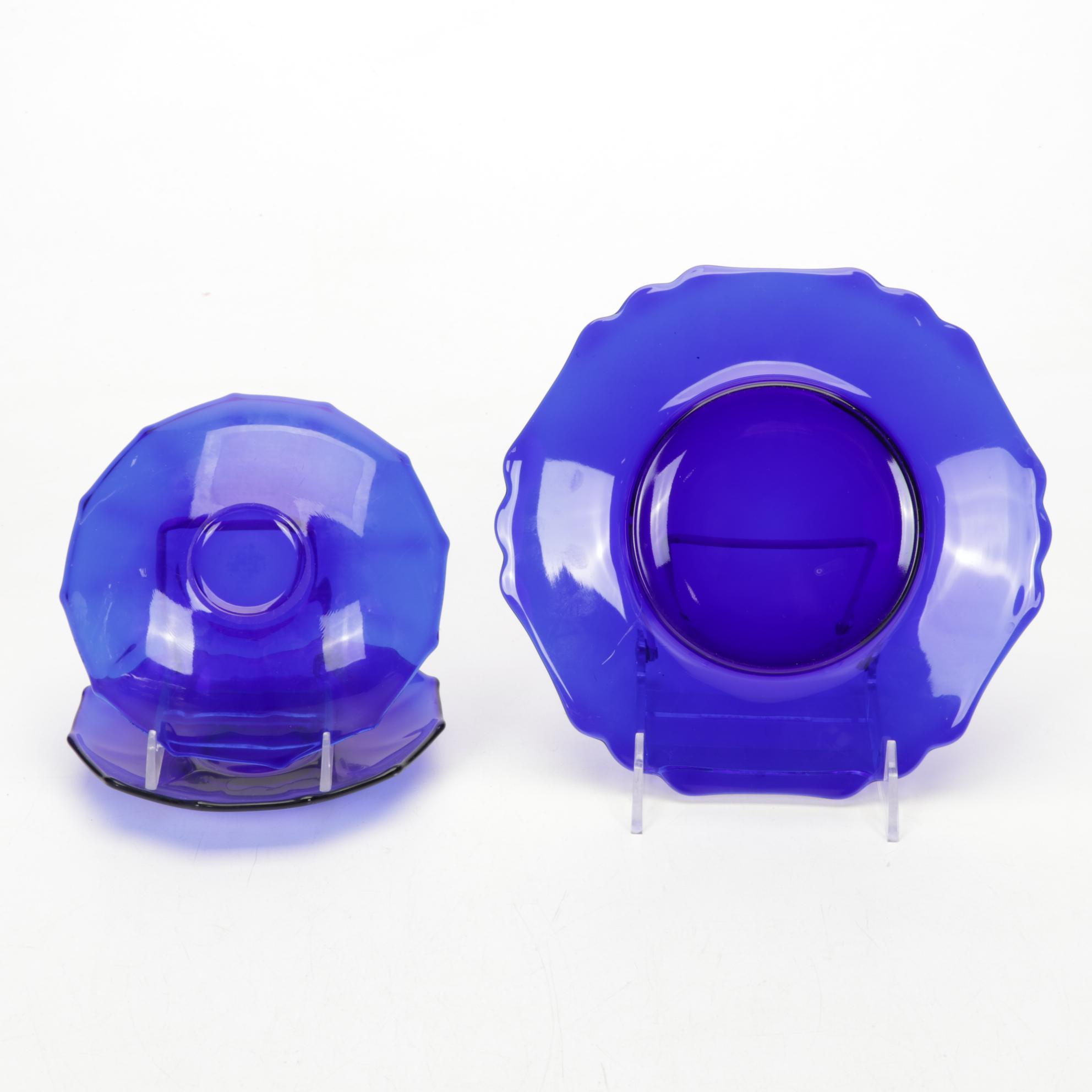 Webster Co. Sterling Rimmed Coasters with Other Tableware and Table Lighters