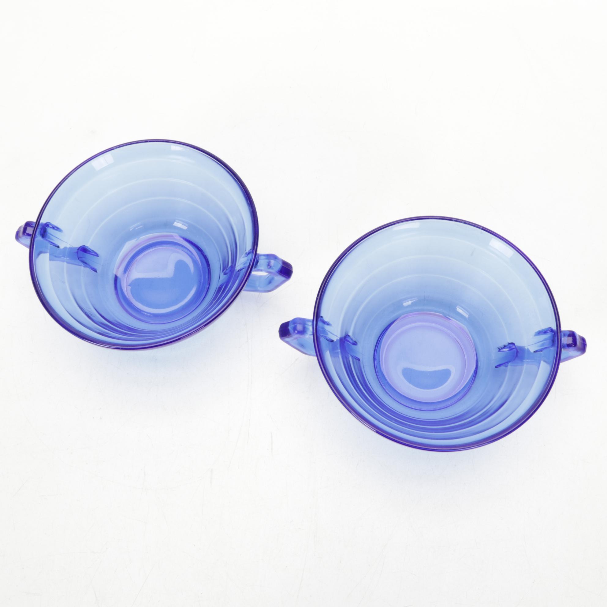 Webster Co. Sterling Rimmed Coasters with Other Tableware and Table Lighters