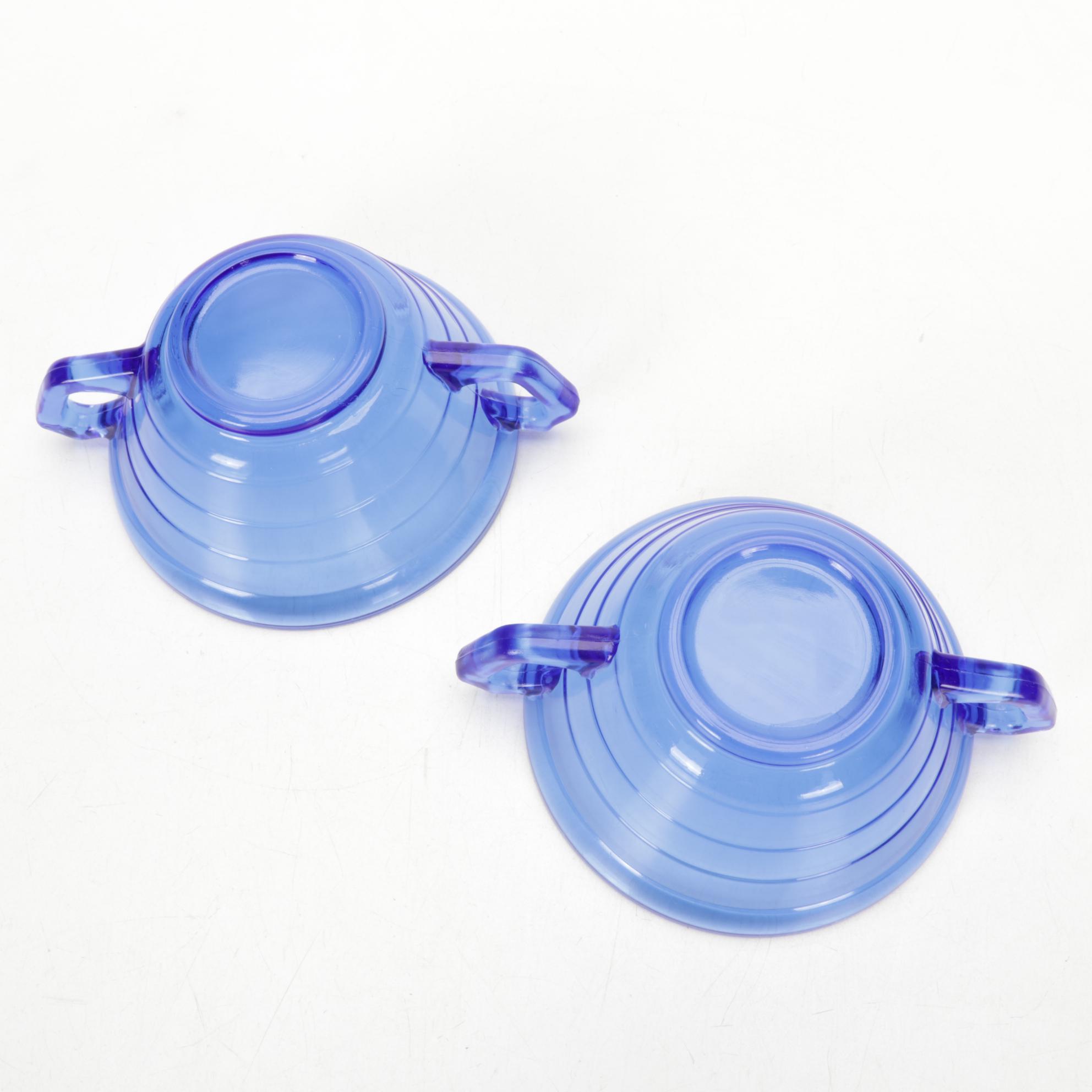 Webster Co. Sterling Rimmed Coasters with Other Tableware and Table Lighters