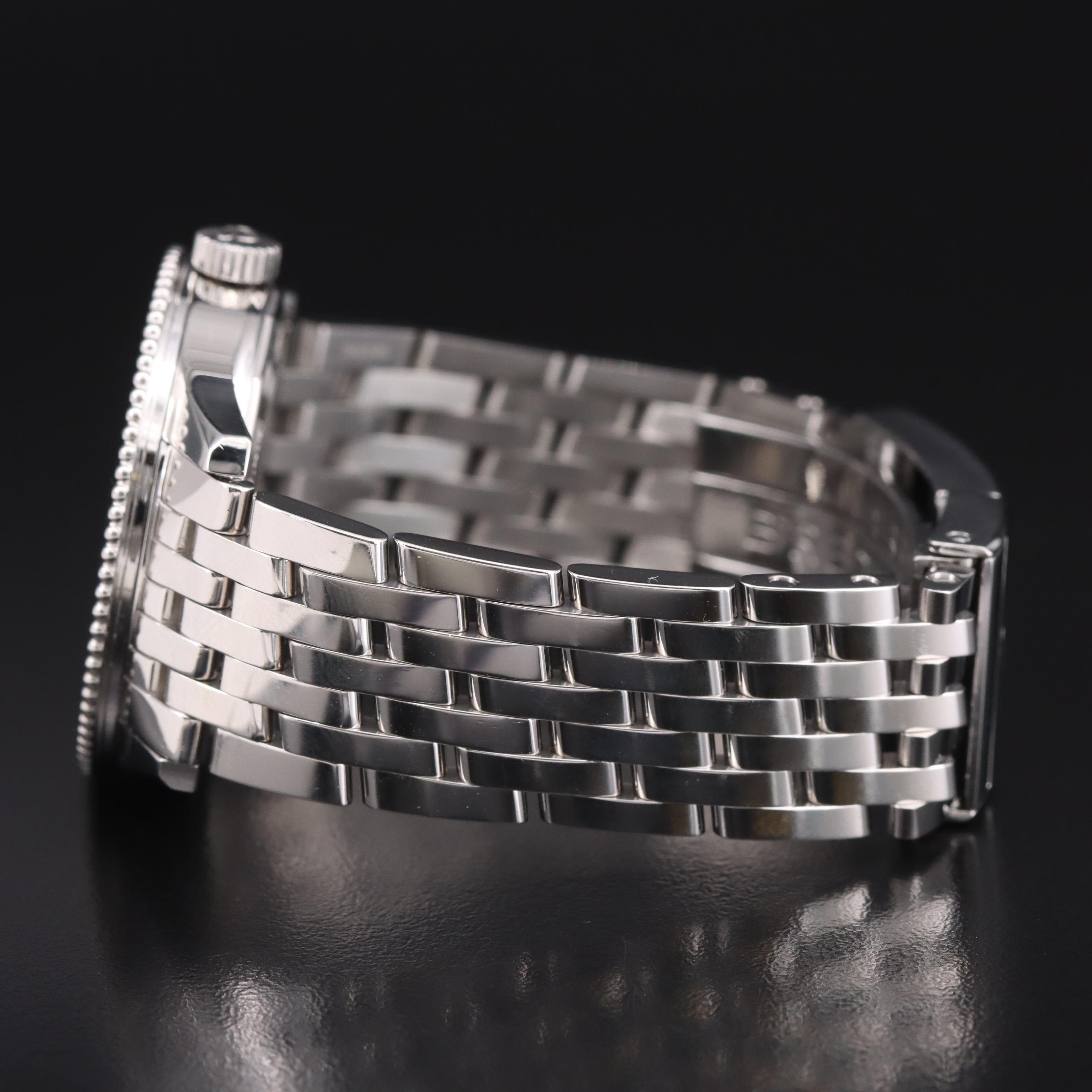 Breitling Navitimer 38 Black Dial Steel Automatic Watch