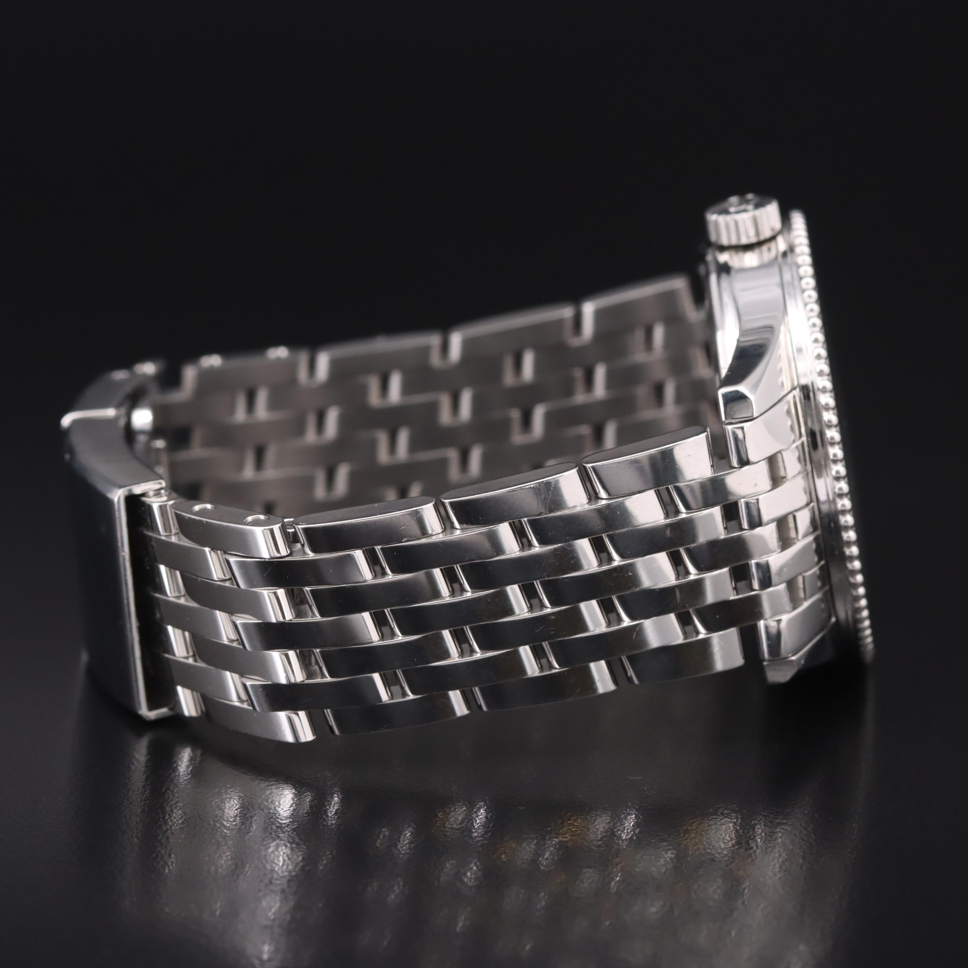 Breitling Navitimer 38 Black Dial Steel Automatic Watch