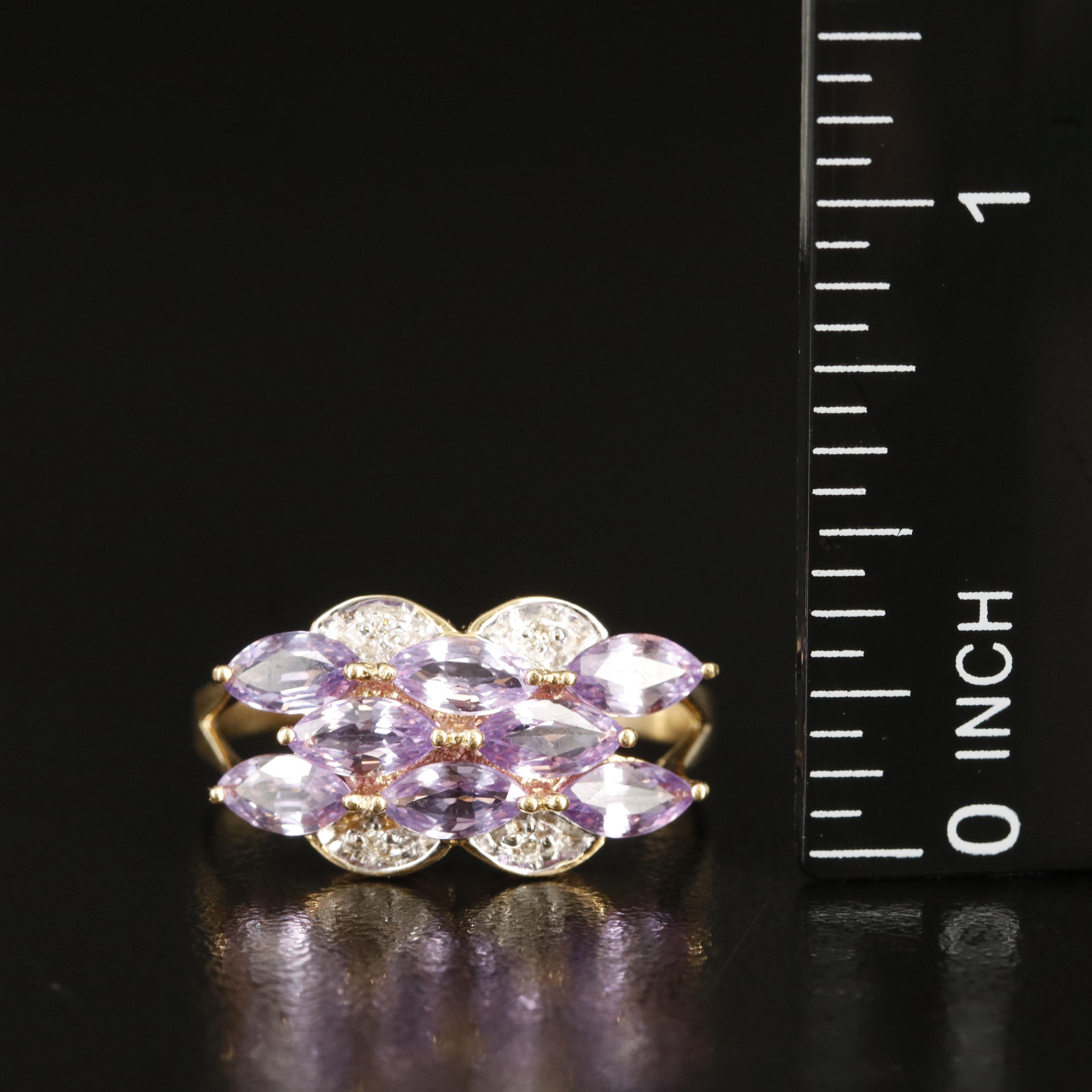 Amayani 18K Sapphire and Diamond Ring