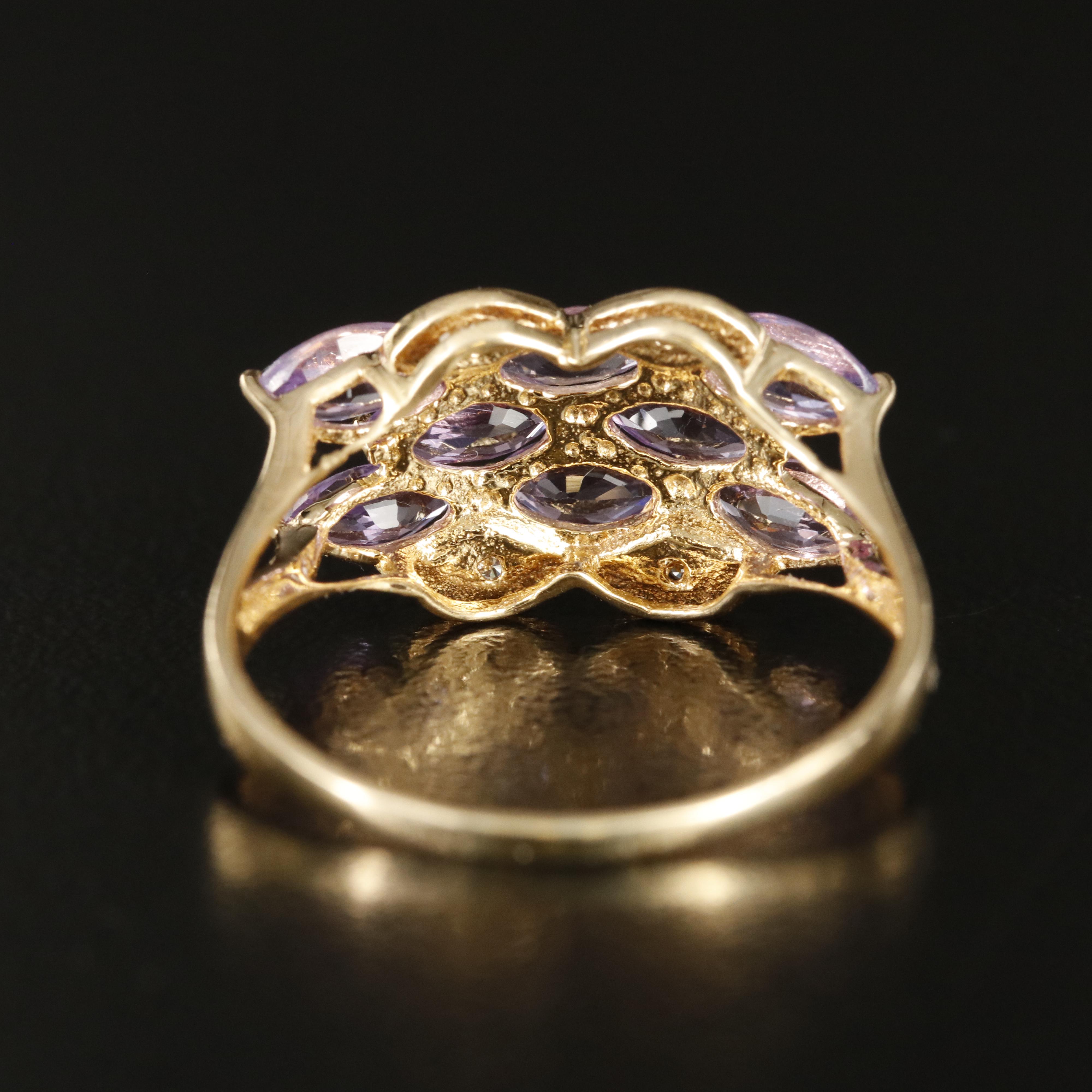 Amayani 18K Sapphire and Diamond Ring