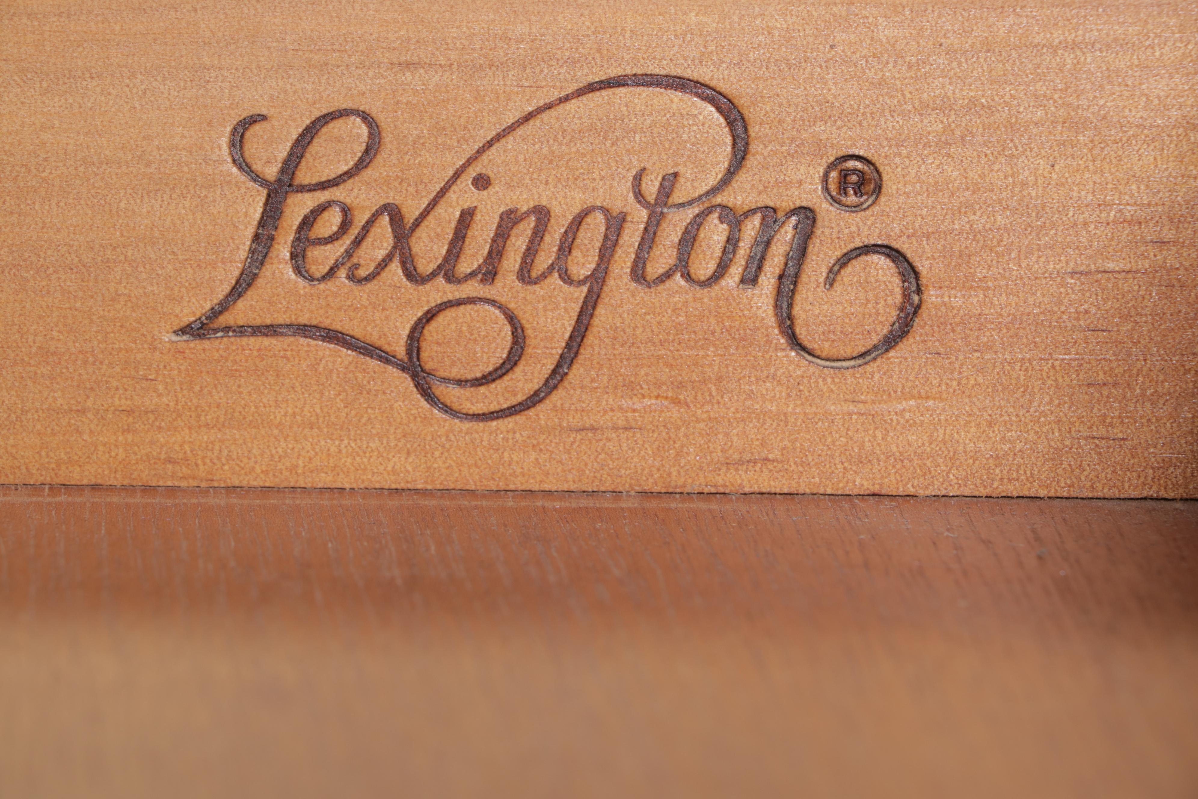 Lexington Furniture Empire Style Cherrywood and Maple Clothes Press
