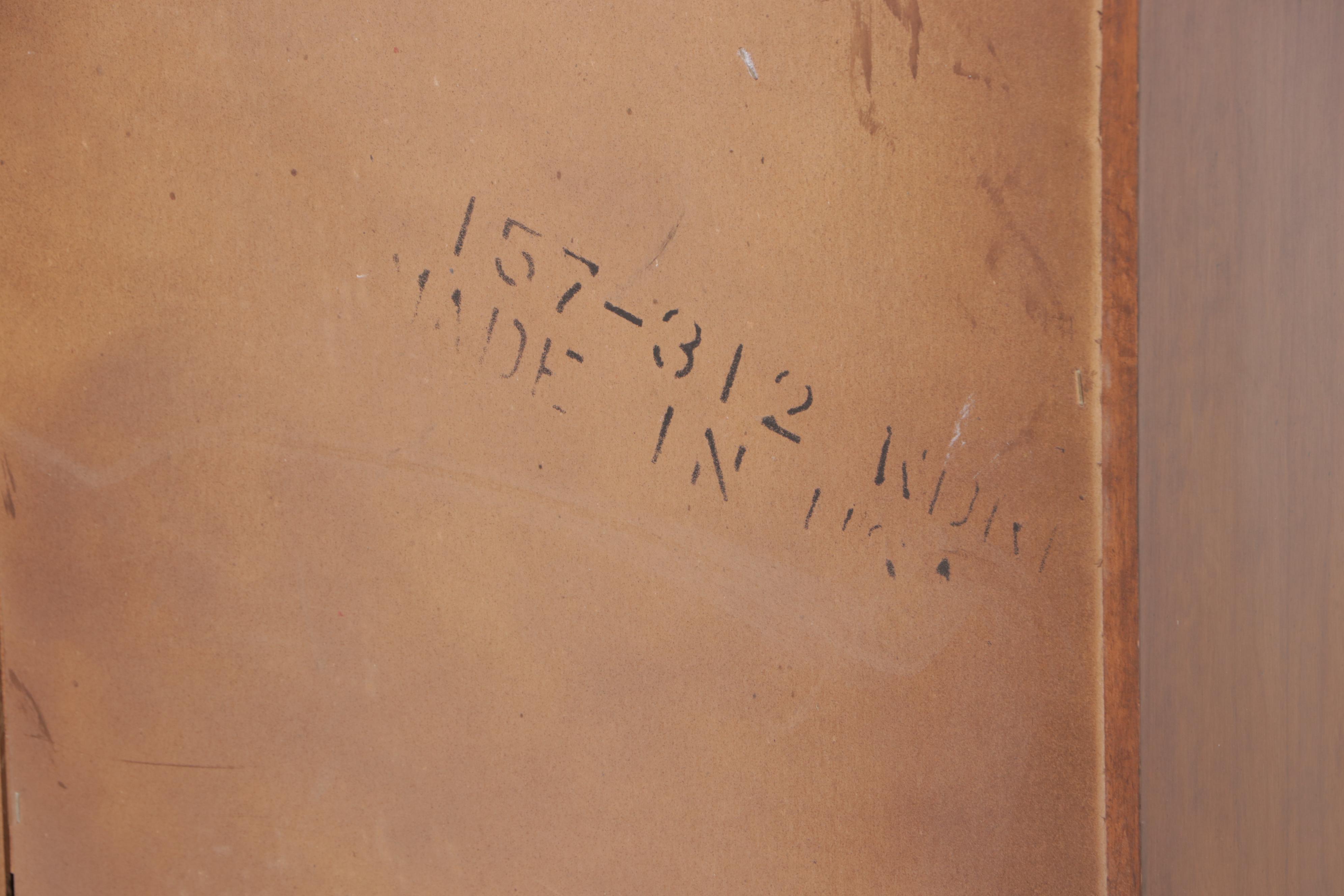 Lexington Furniture Empire Style Cherrywood and Maple Clothes Press