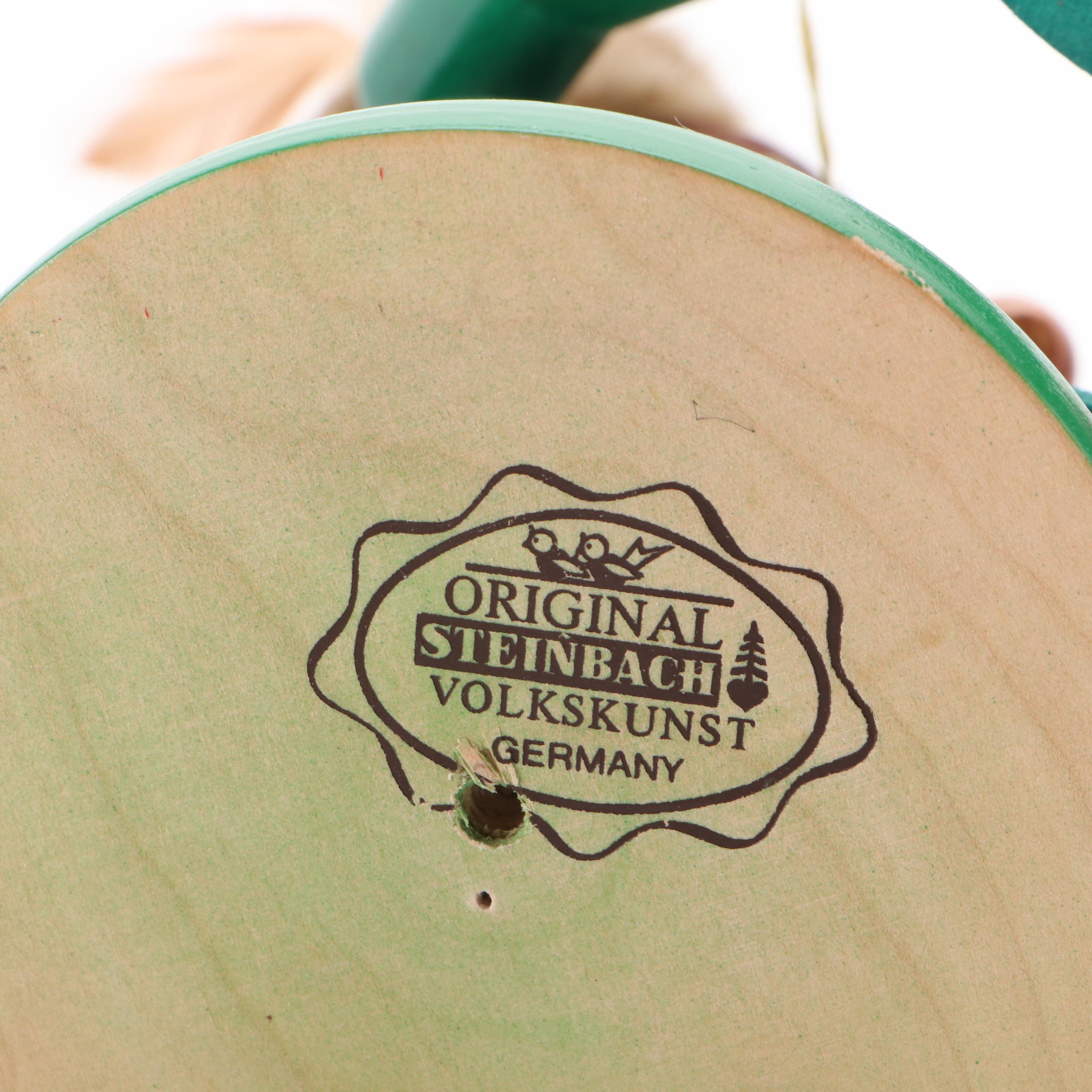 Steinbach and Other German Hand-Crafted Wooden Incense Smoker Figures