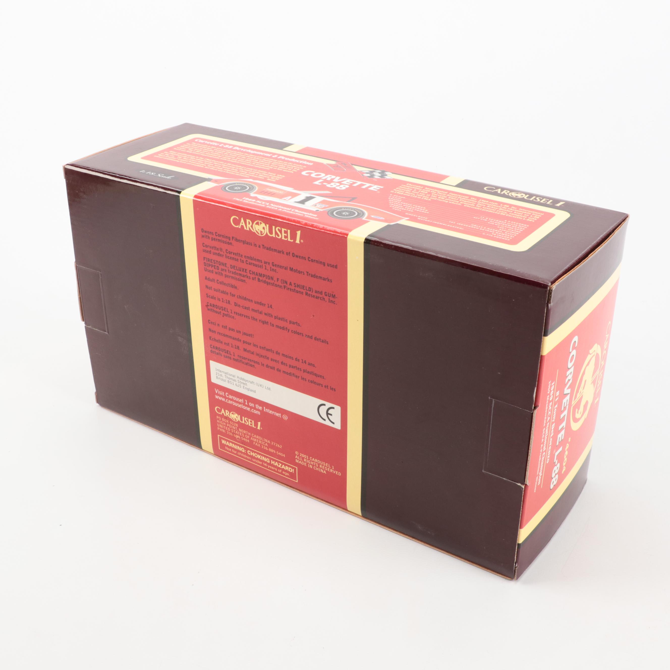 Corevette L-88 Diecast Model Cars from Carousel 1