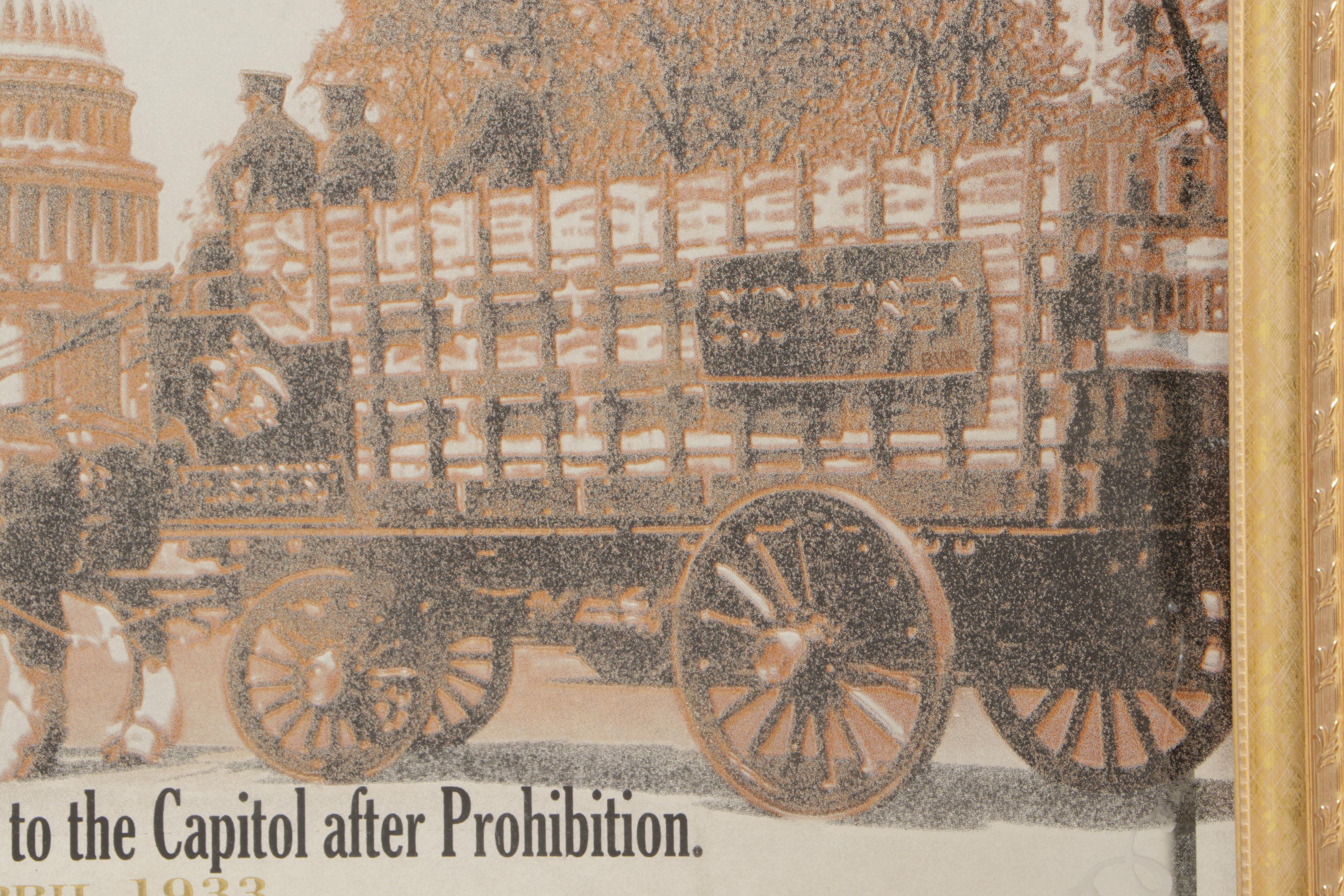 Budweiser Advertising Bar Mirror, 2005