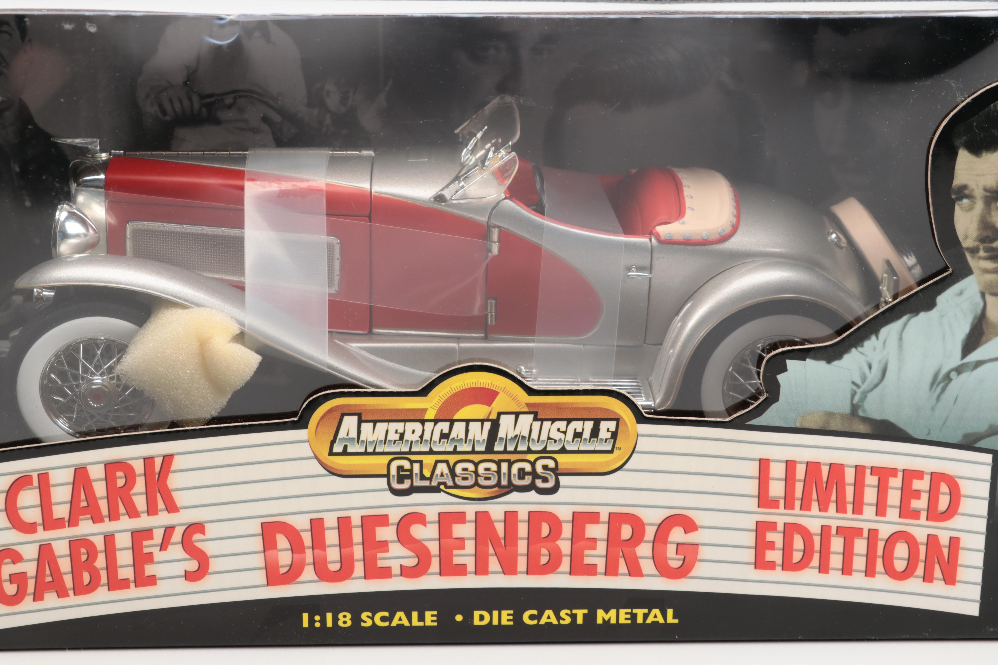 Ertl 1935 Duesenberg SSJ and Clark Gable's 1935 Duesenberg Model Cars