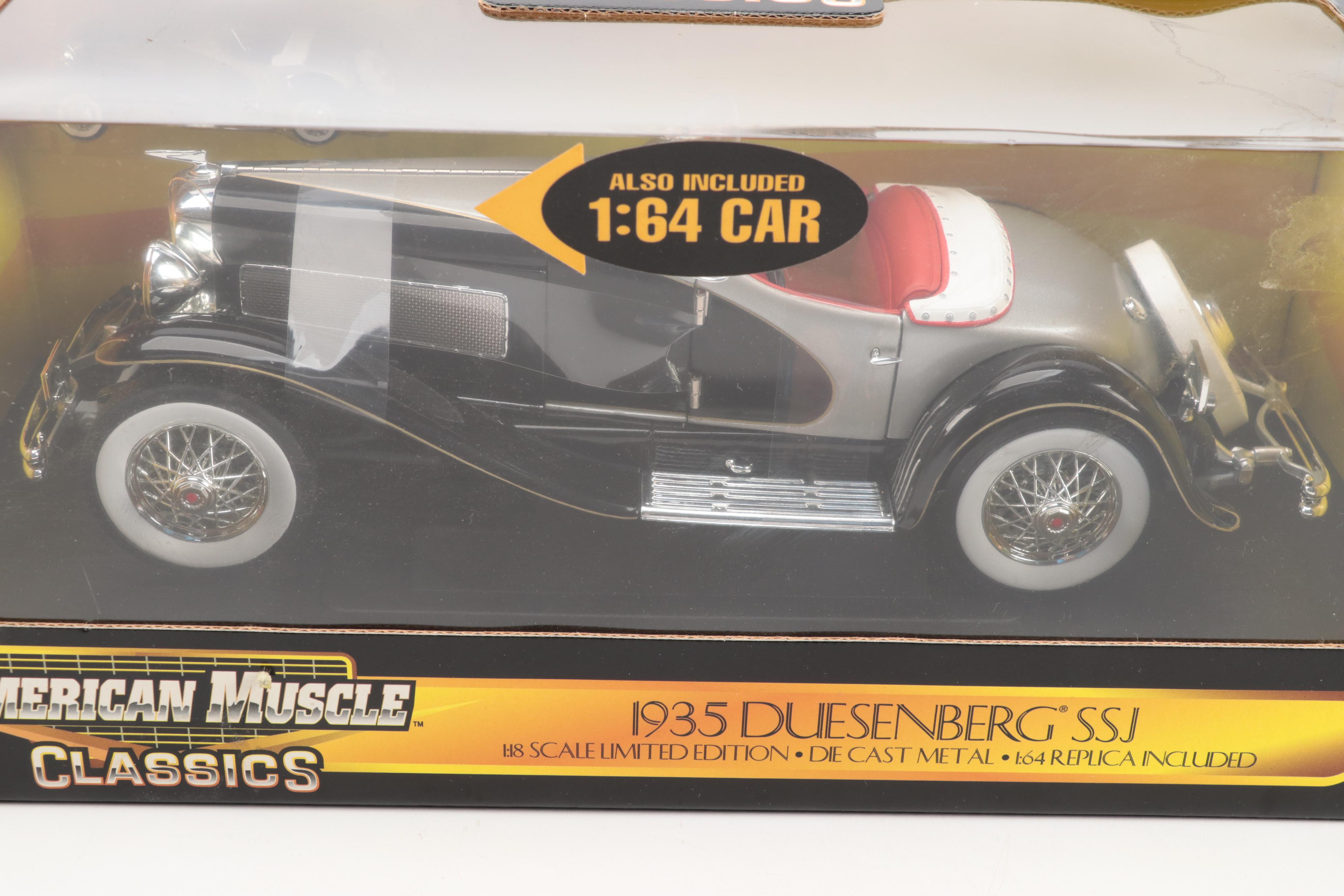 Ertl 1935 Duesenberg SSJ and Clark Gable's 1935 Duesenberg Model Cars