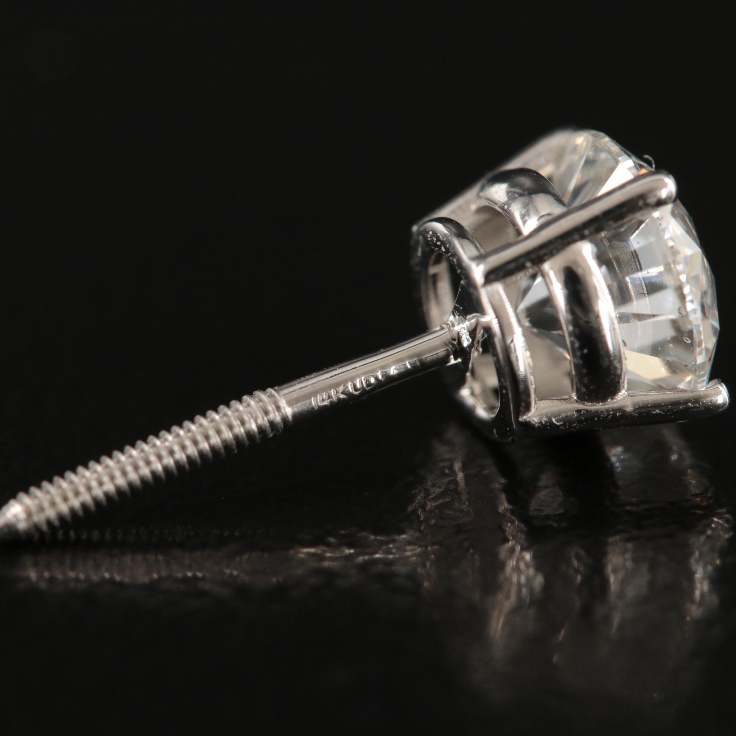 14K 2.07 CTW Lab Grown Diamond Stud Earrings