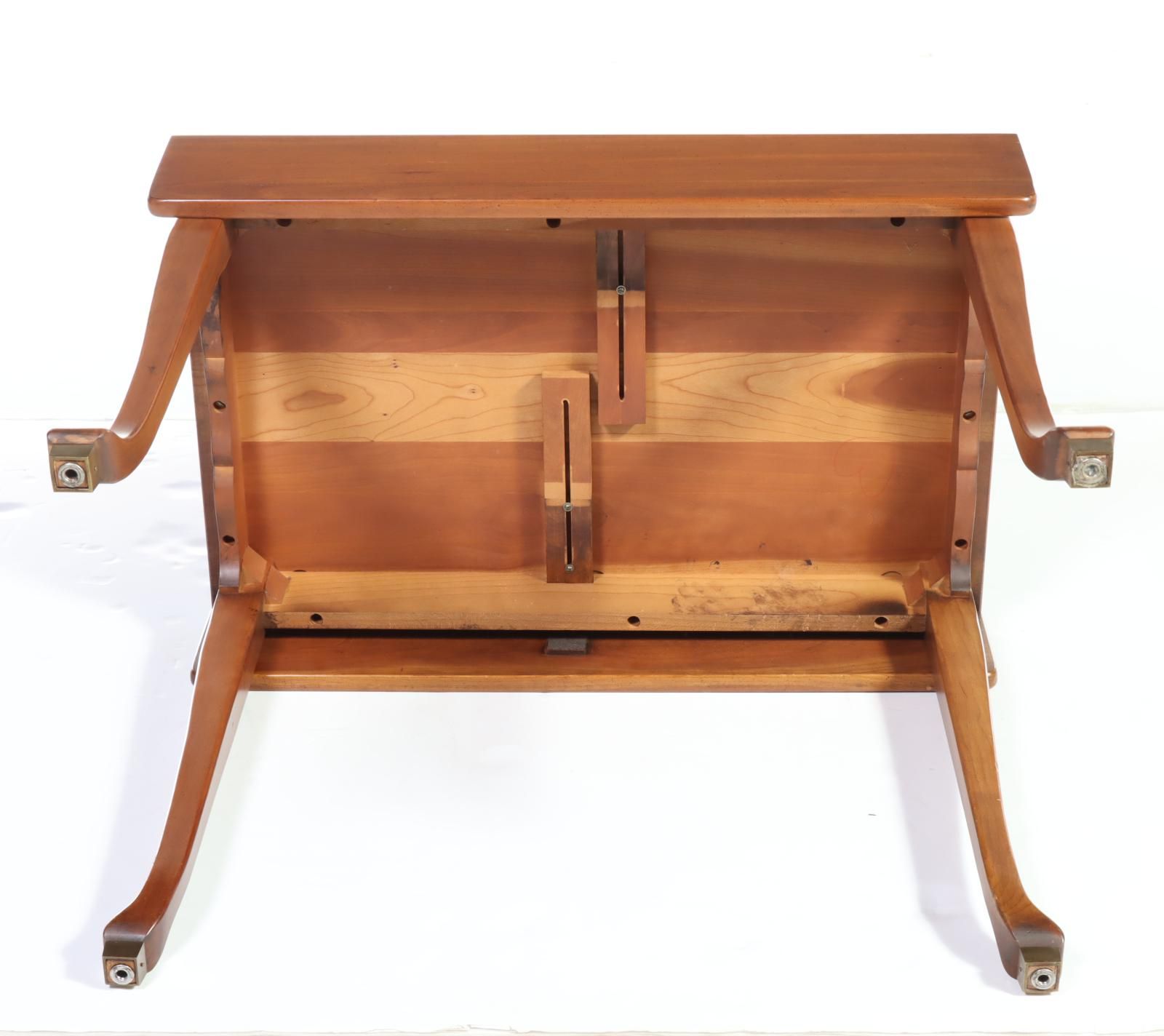 Queen Anne Style Cherrywood Pembroke Table, 20th Centurty