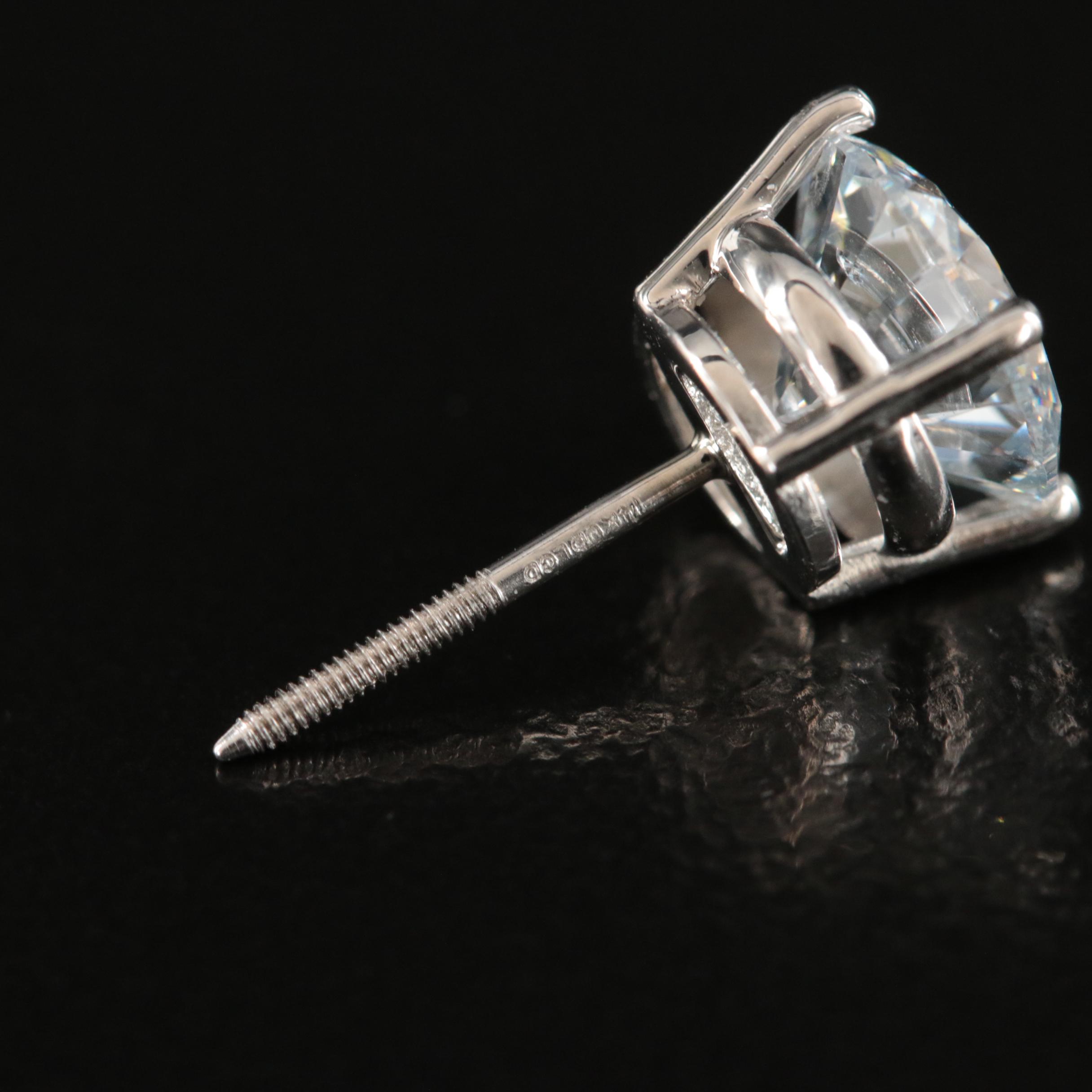 14K 2.56 CTW Lab Grown Diamond Stud Earrings