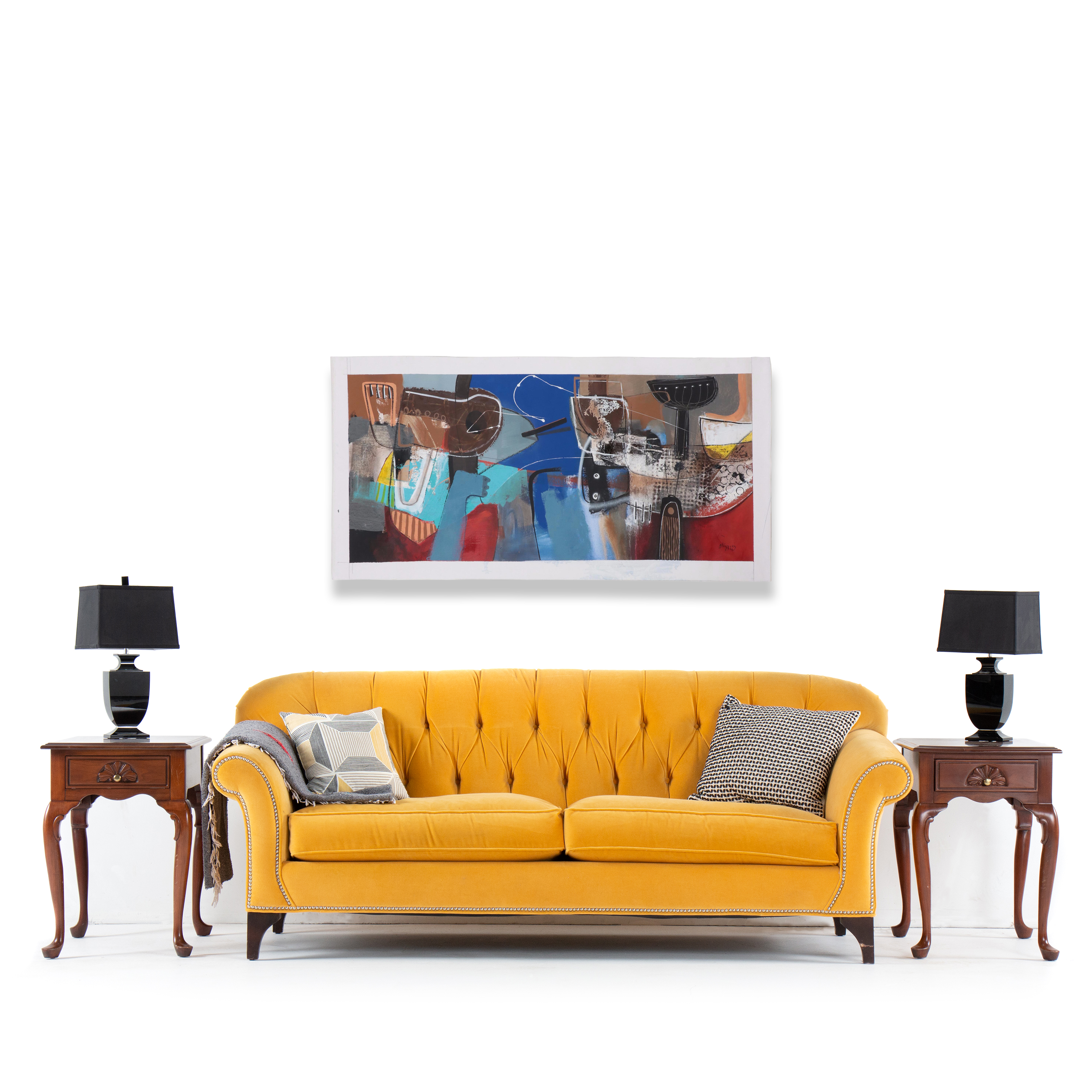 Michel Blázquez Mixed Media Painting "The Lost Fable I," 2023