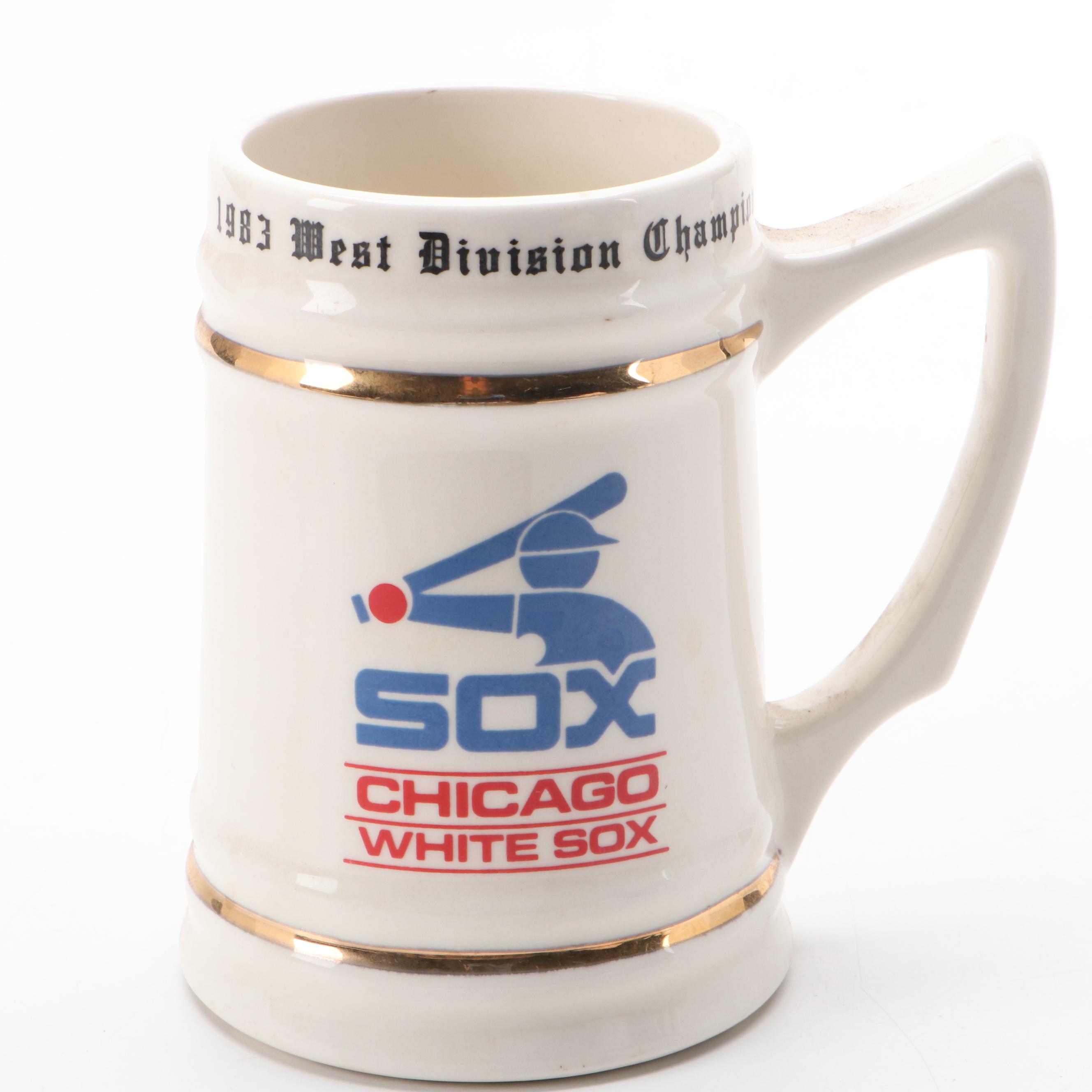 2005 Chicago White Sox World Series Bat with Frank Thomas Figure and More