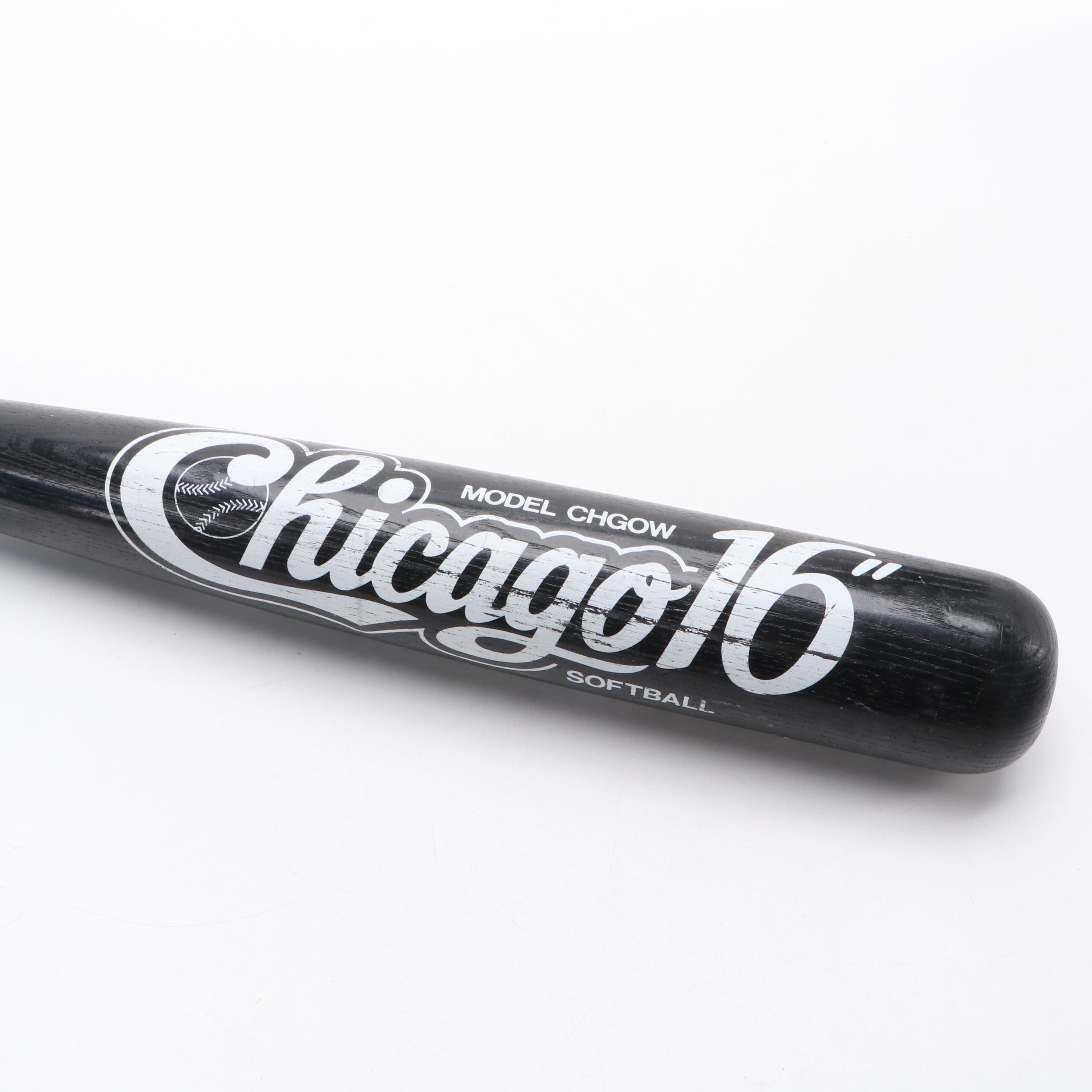 2005 Chicago White Sox World Series Bat with Frank Thomas Figure and More