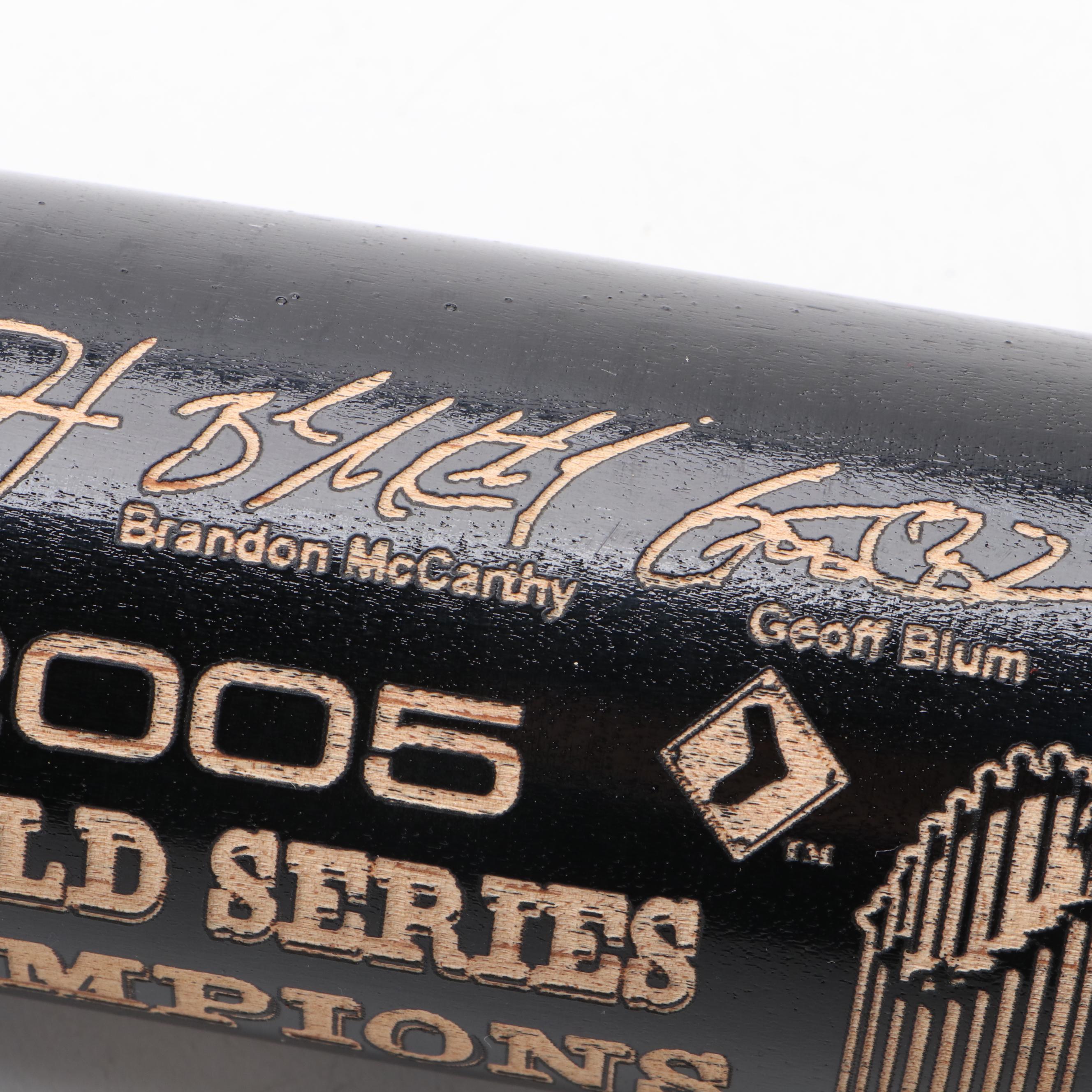 2005 Chicago White Sox World Series Bat with Frank Thomas Figure and More