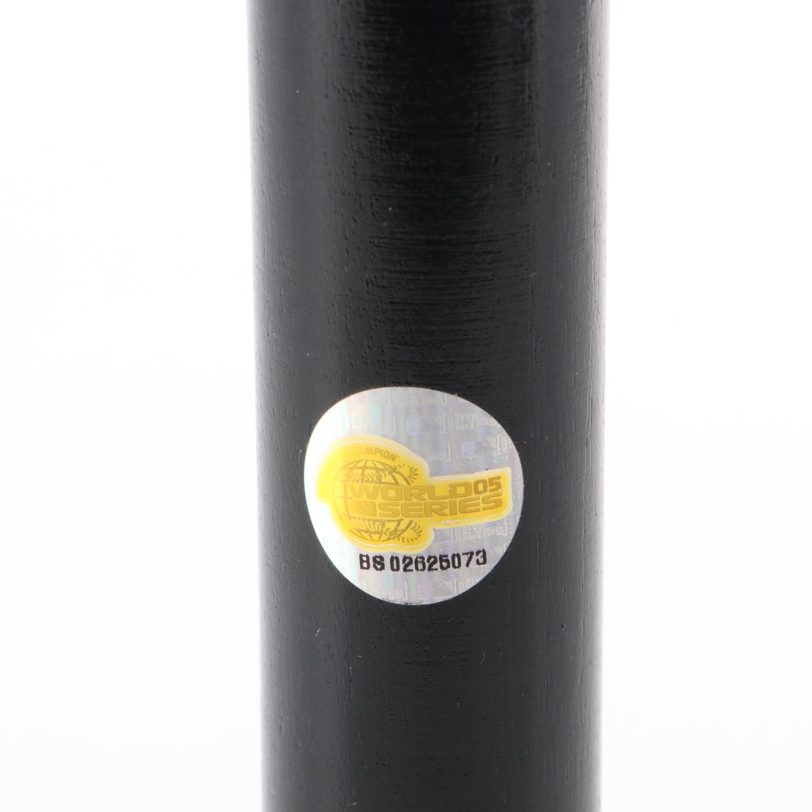 2005 Chicago White Sox World Series Bat with Frank Thomas Figure and More