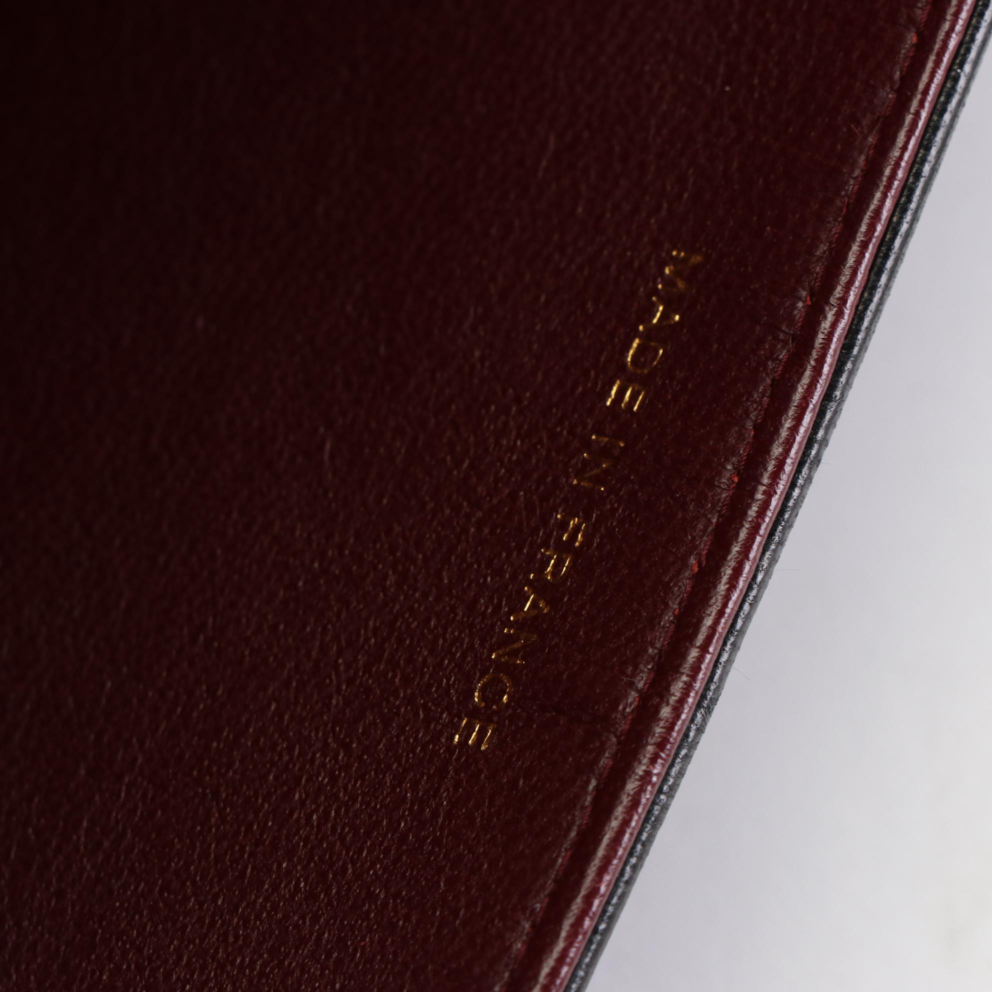 Chanel Full Flap Shoulder Bag in Black Quilted Lambskin Leather