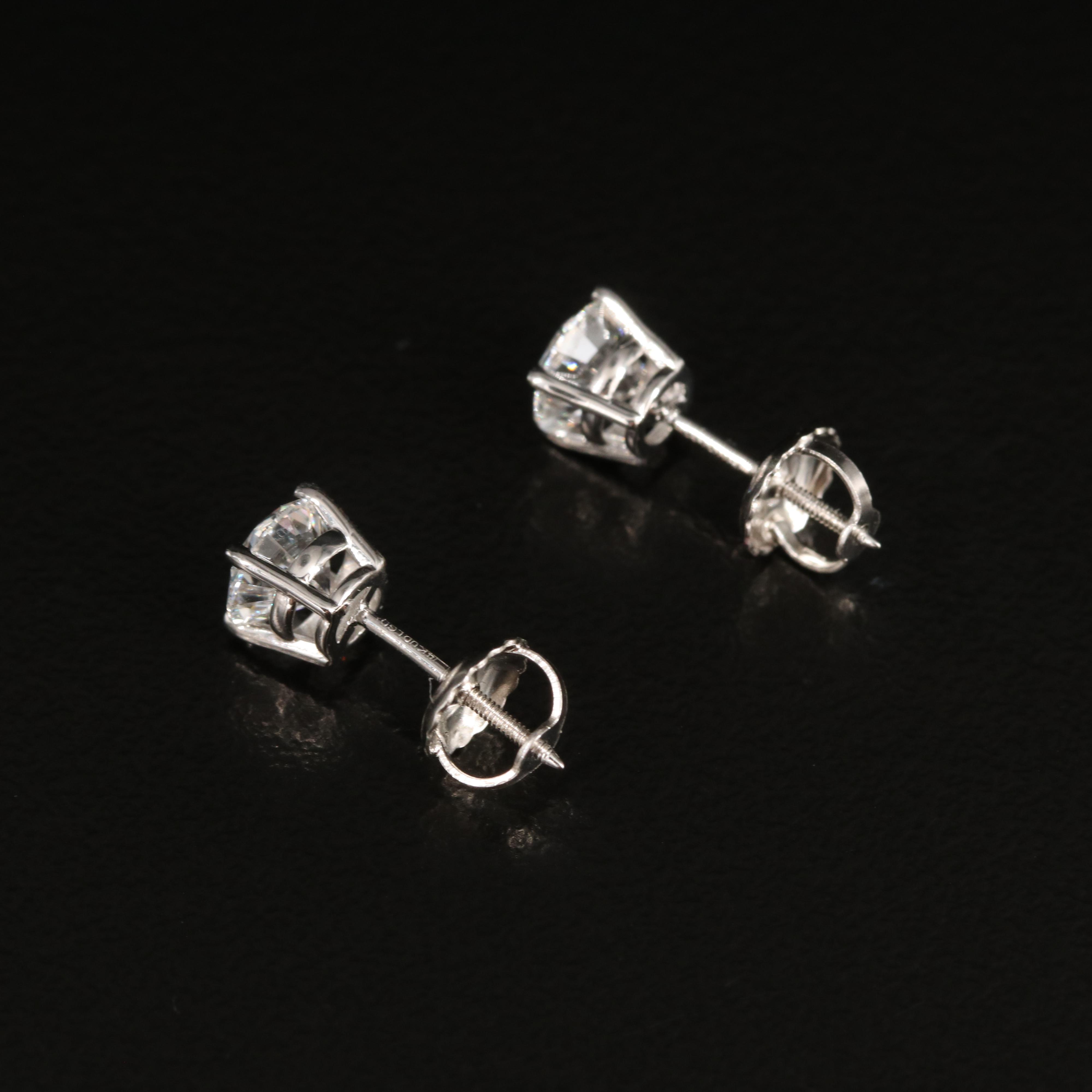 14K 1.20 CTW Lab Grown Diamond Stud Earrings