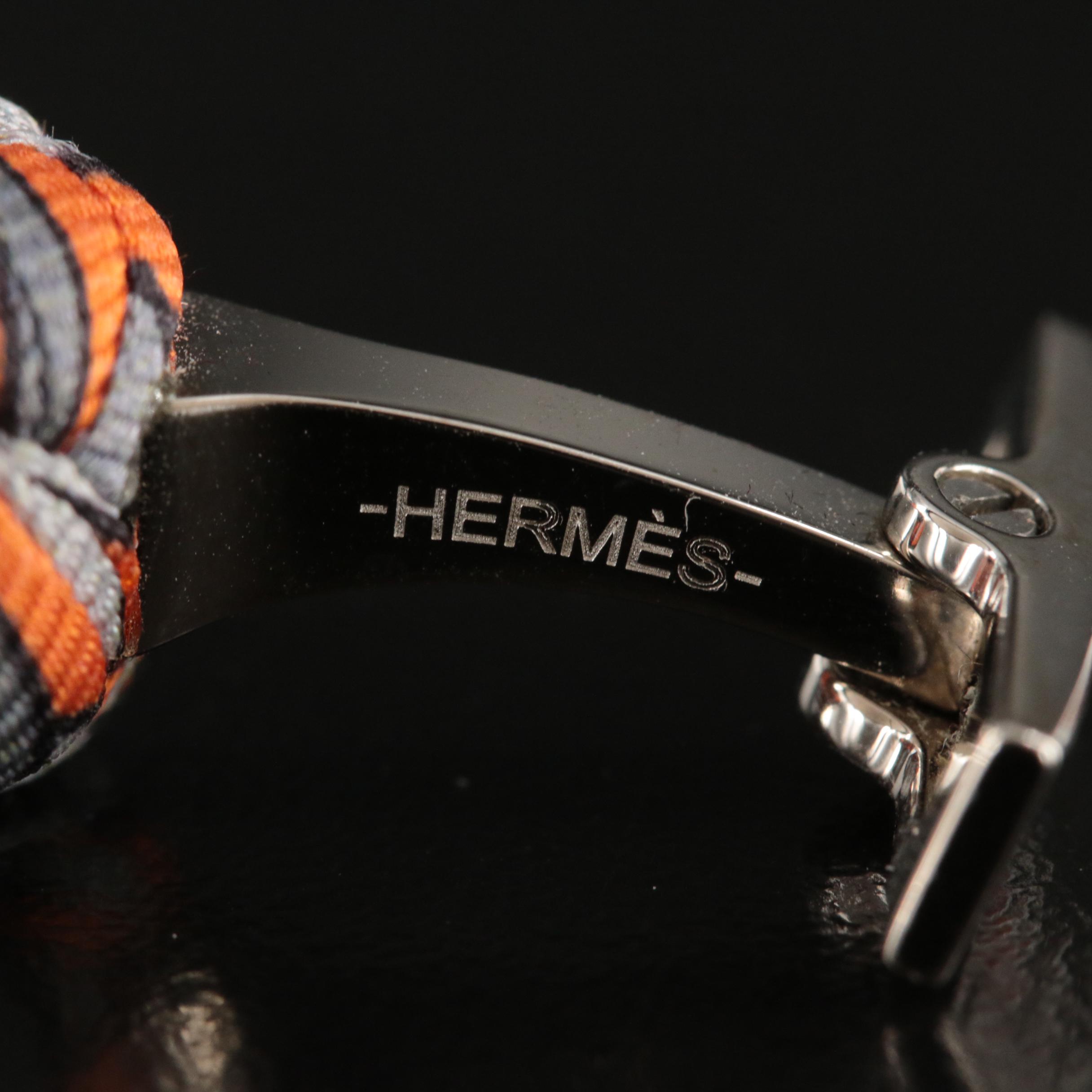 Hermès Silk Knot Cufflinks