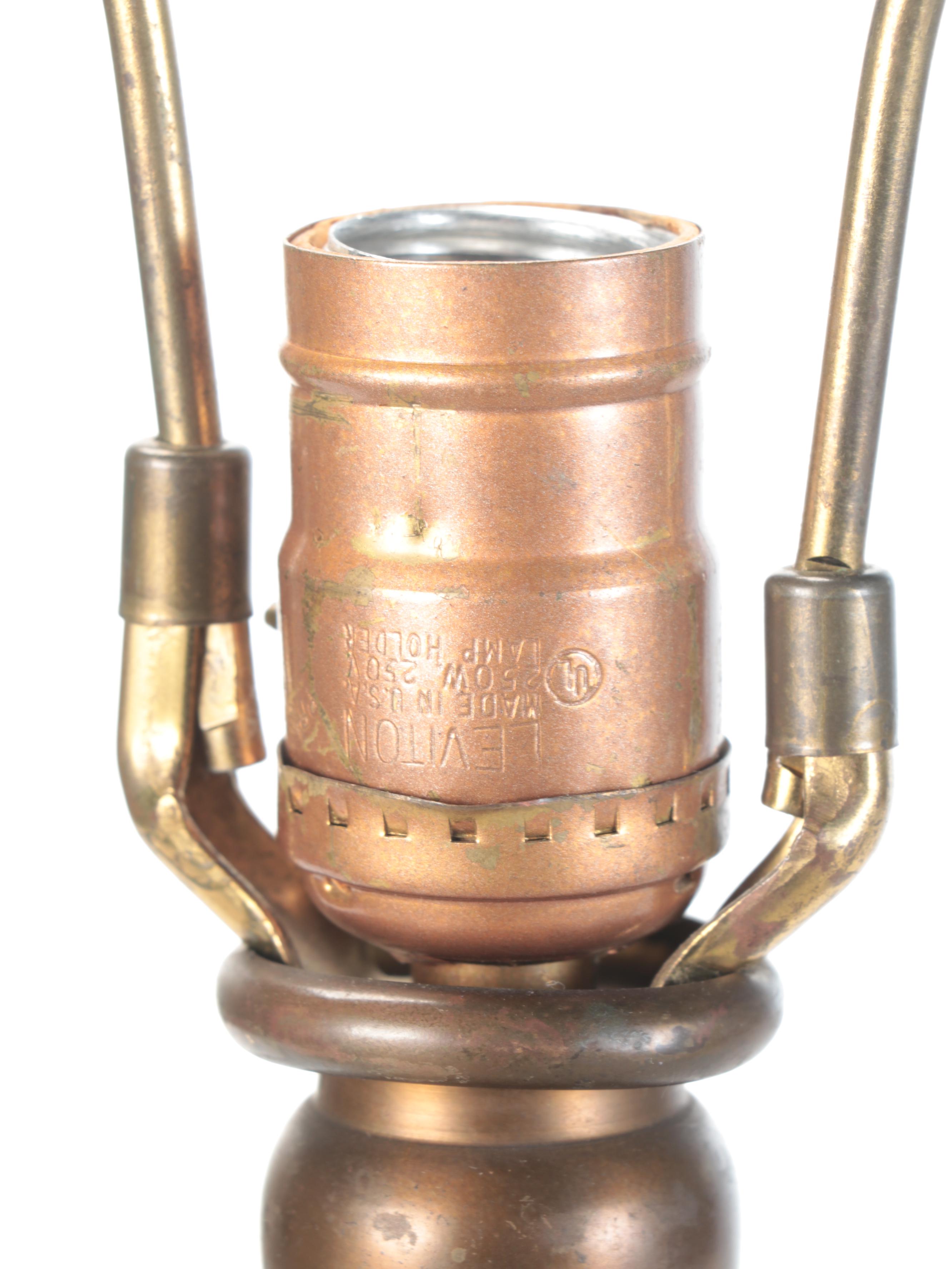 Heavy Carved Wooden Baluster Floor Lamp