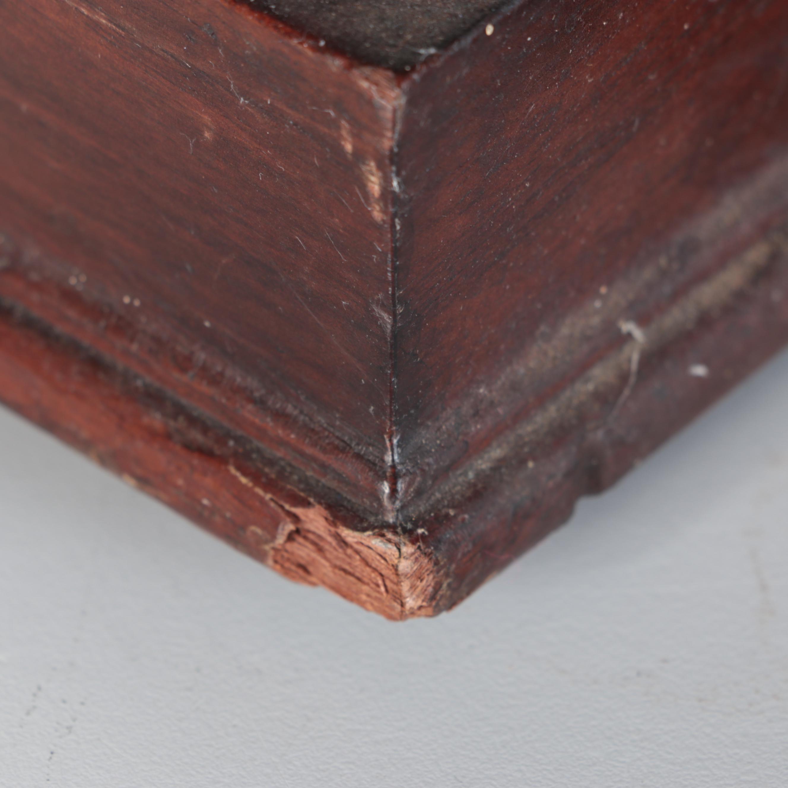 Heavy Carved Wooden Baluster Floor Lamp