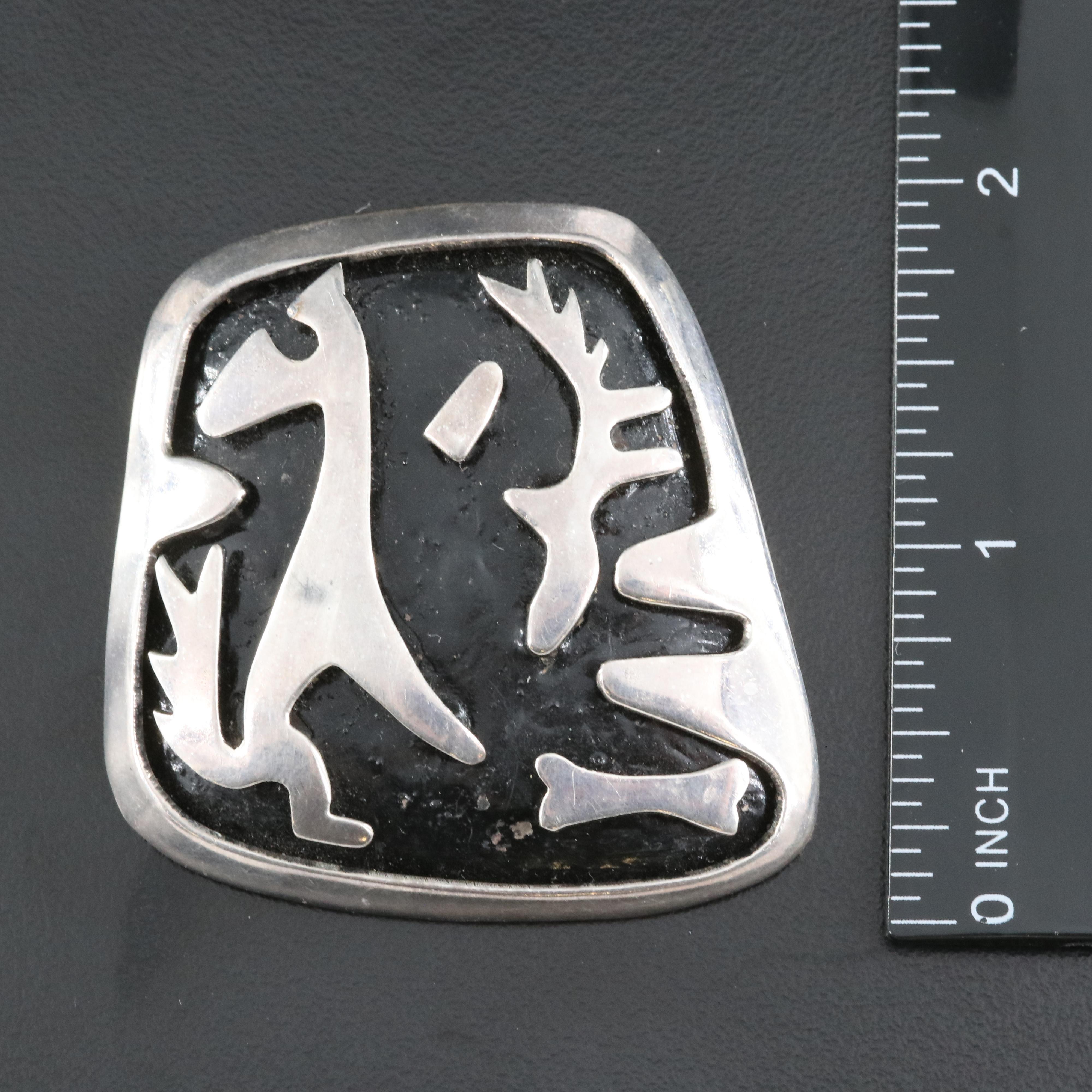 Mexican Sterling Brooches