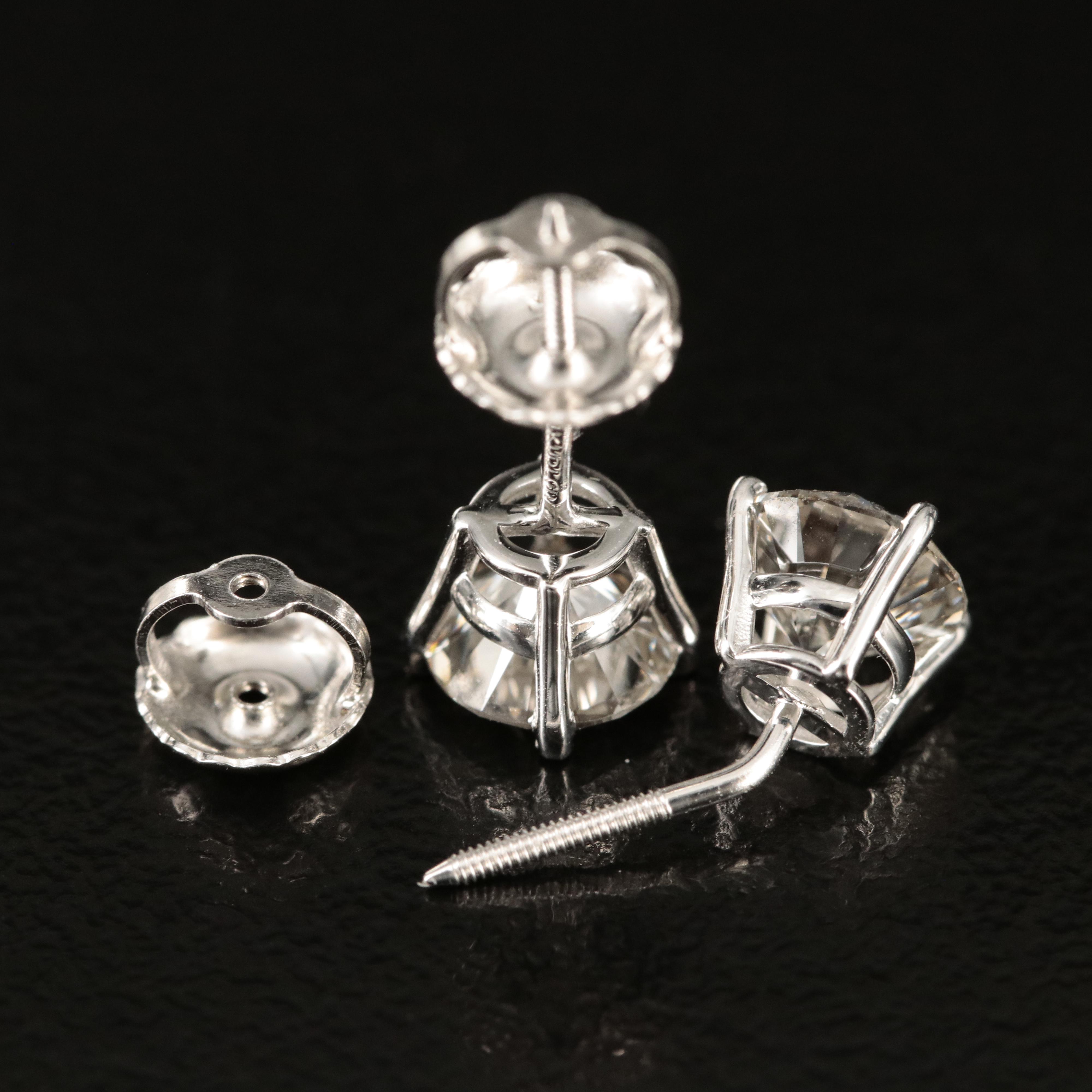 14K 1.34 CTW Lab Grown Diamond Stud Earrings