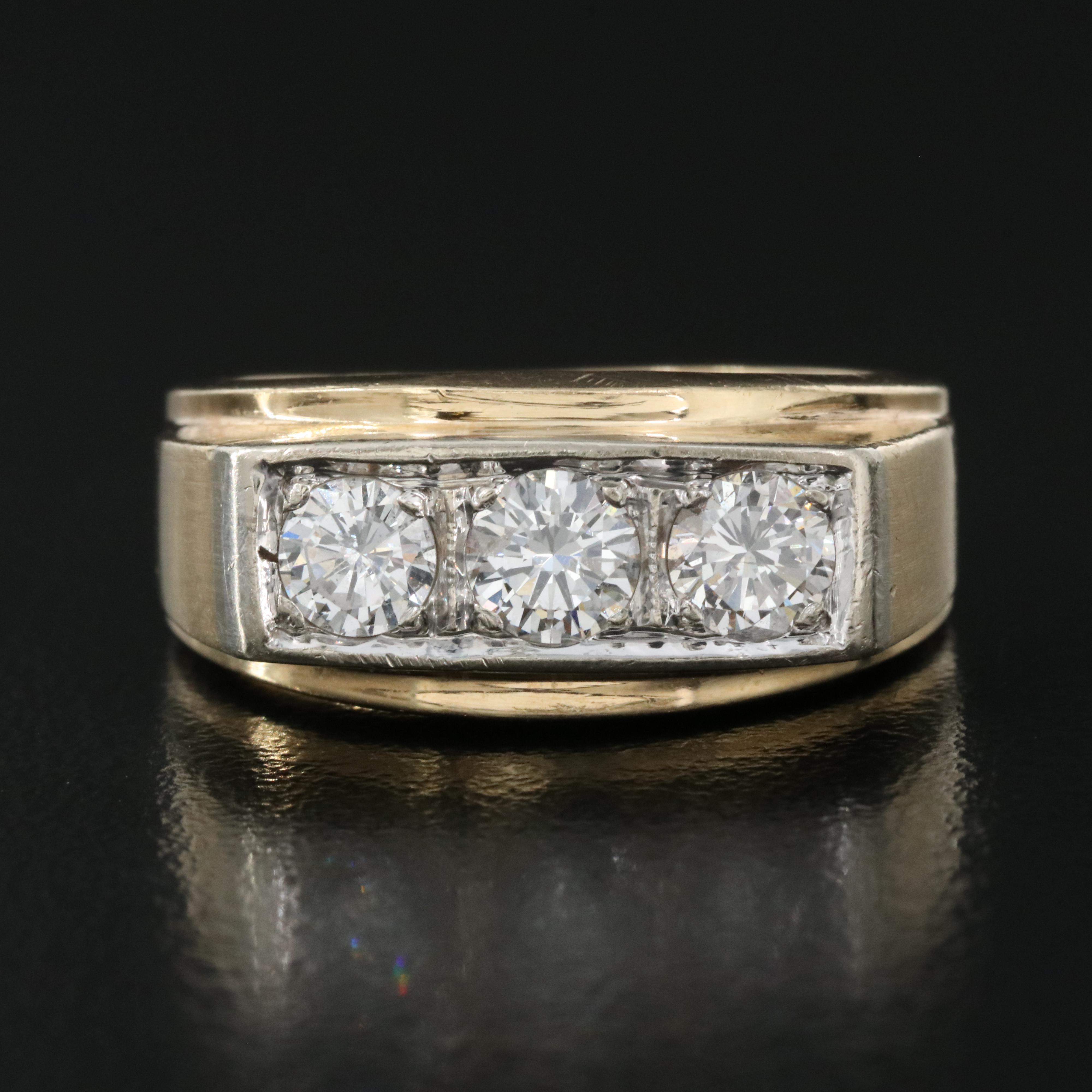 14K 1.08 CTW Diamond Ring