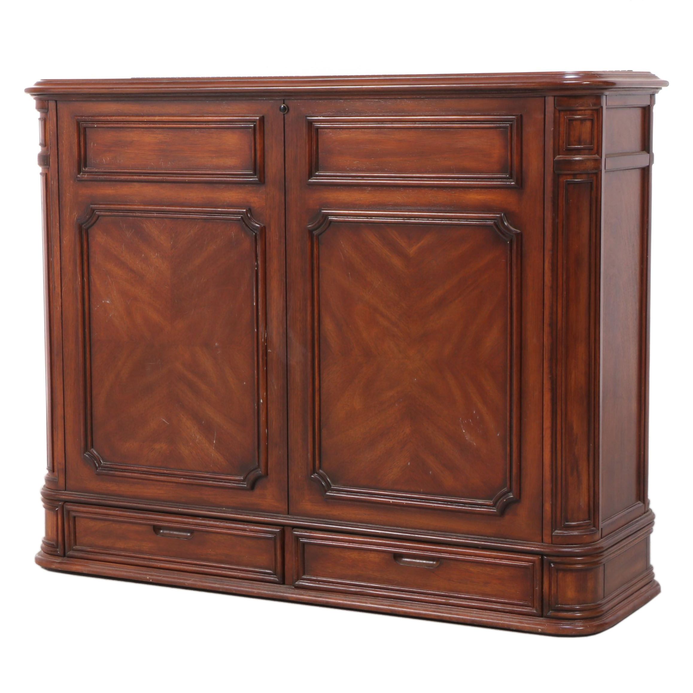 Uplift Wooden Recessed Television Cabinet