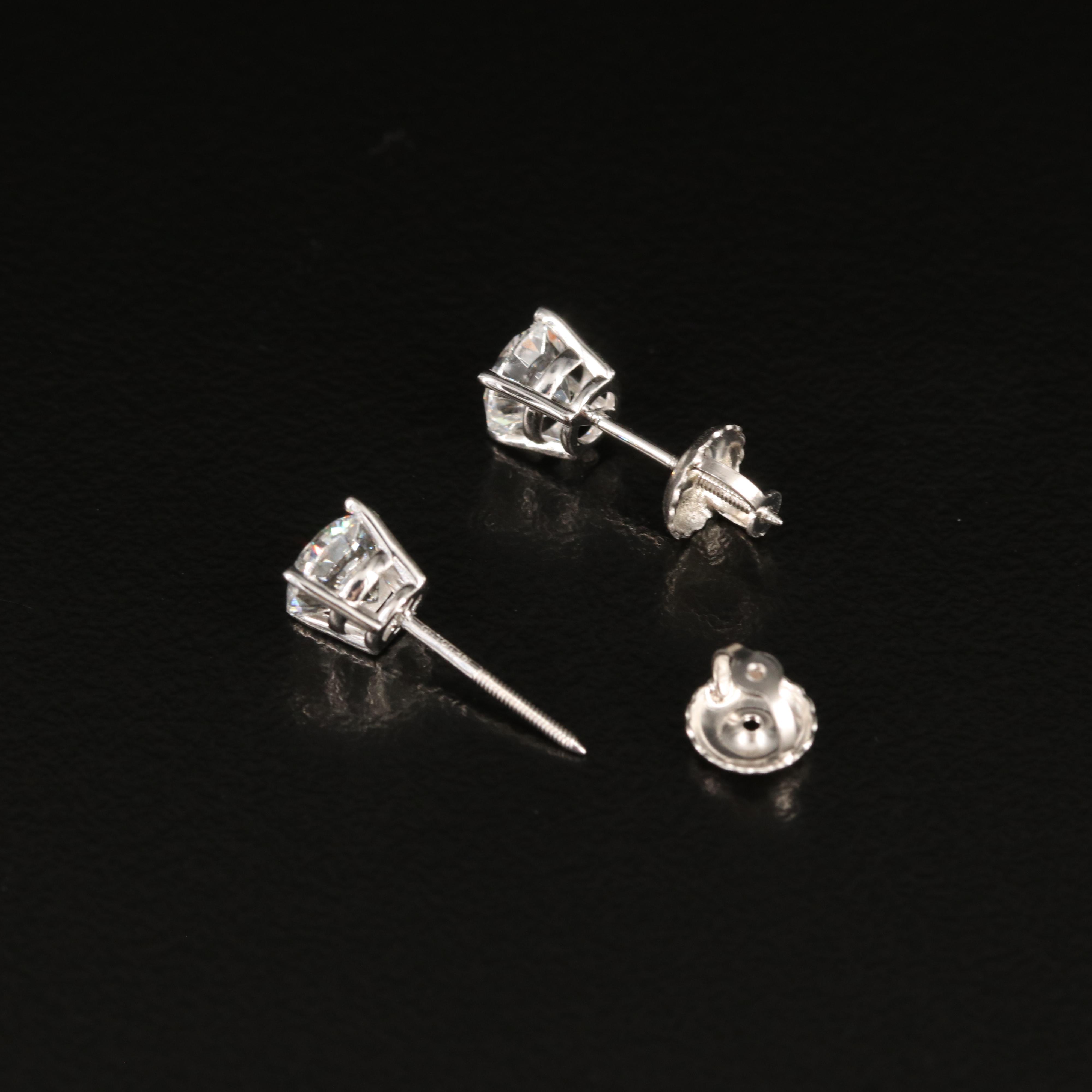 14K 1.20 CTW Lab Grown Diamond Stud Earrings
