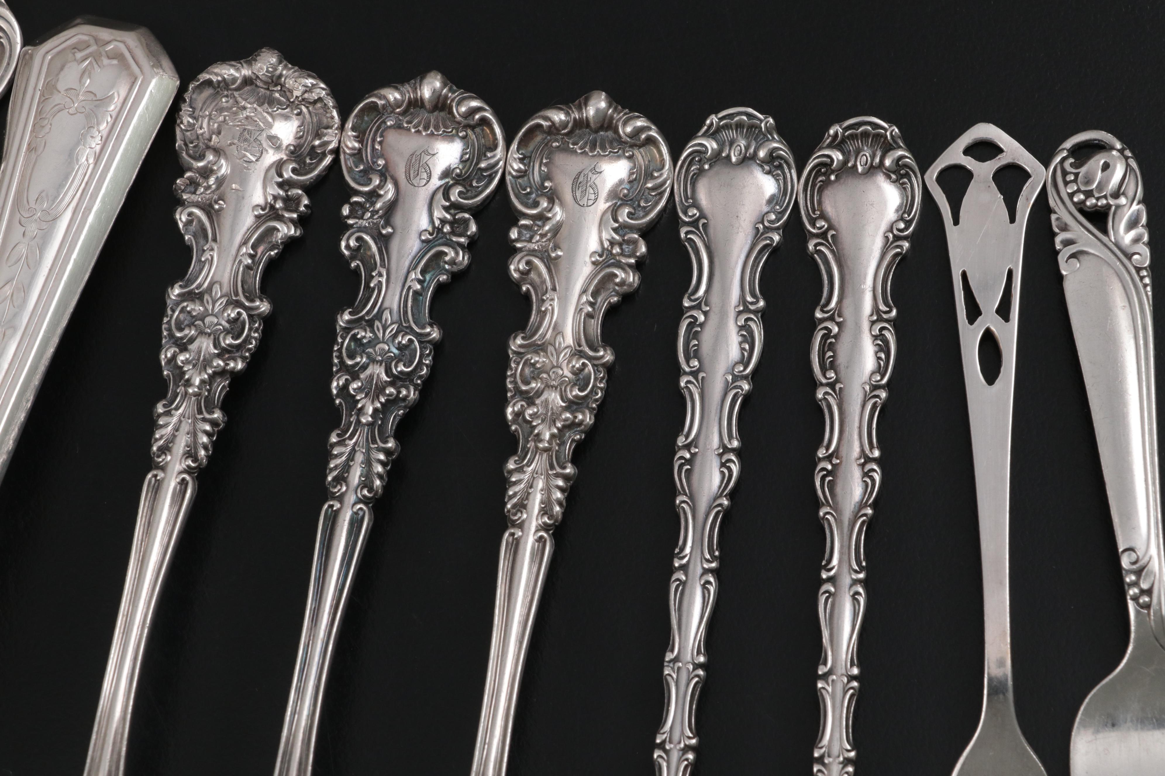 Black, Starr & Frost Sterling Silver Loving Cup with Other Silver Tableware