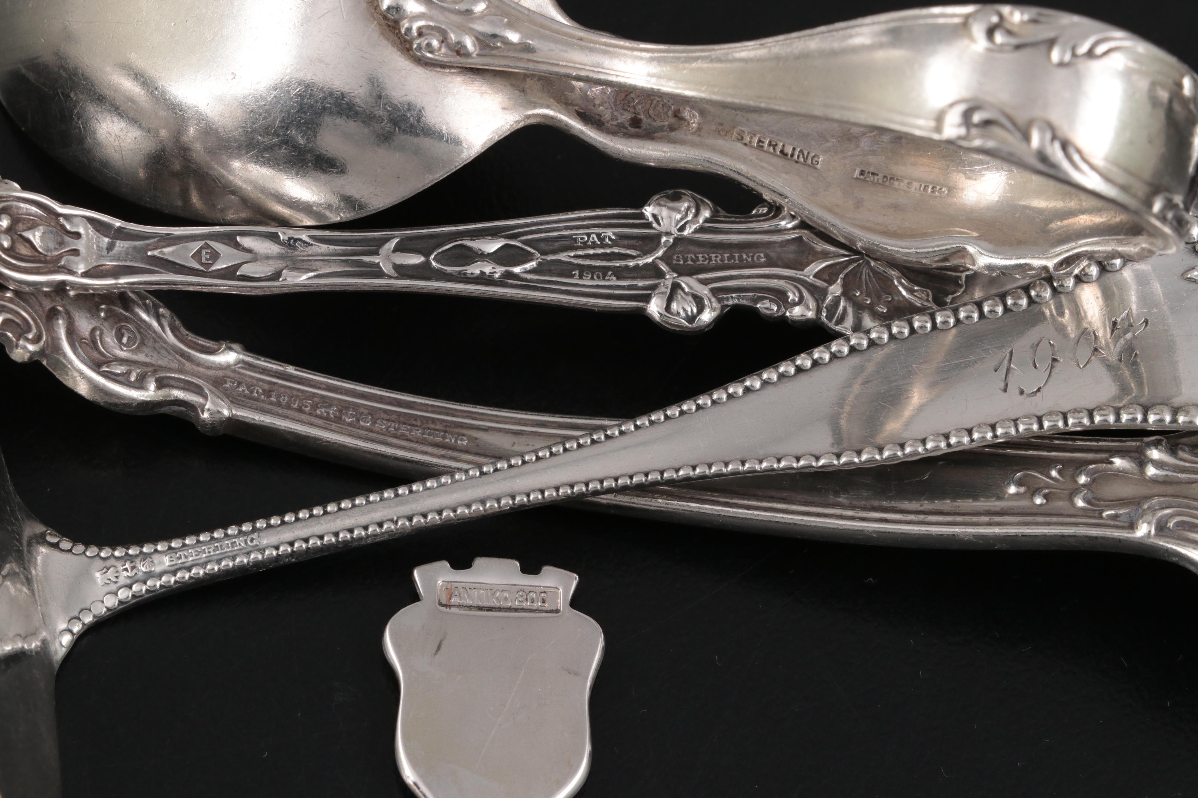 Black, Starr & Frost Sterling Silver Loving Cup with Other Silver Tableware